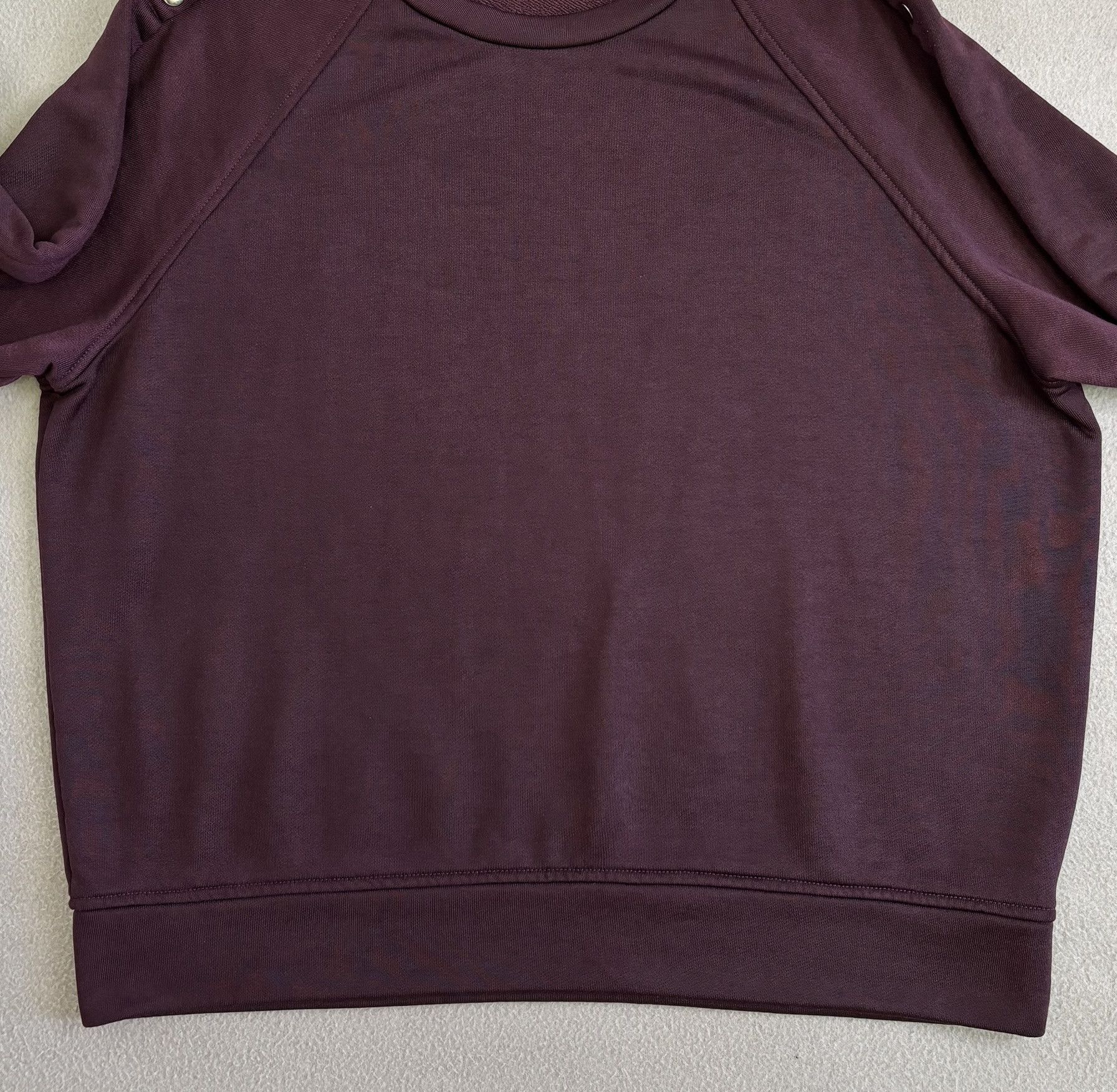 Alexander Wang × T by Alexander Wang T by Alexander Wang burgundy sweatshirt small Size S / US 4 / IT 40 - 4 Thumbnail