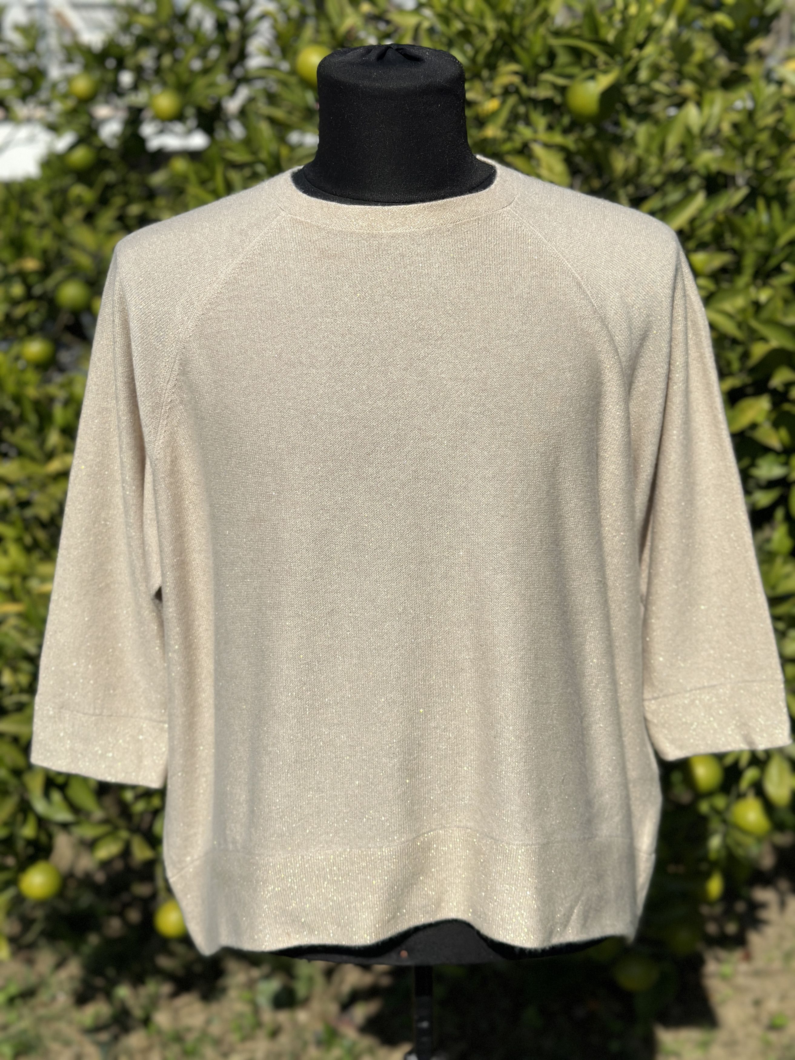 Brunello Cucinelli Brunello Cucinelli Shimmer Knit Sweater Sleeve Size M Size M / US 6-8 / IT 42-44 - 1 Thumbnail