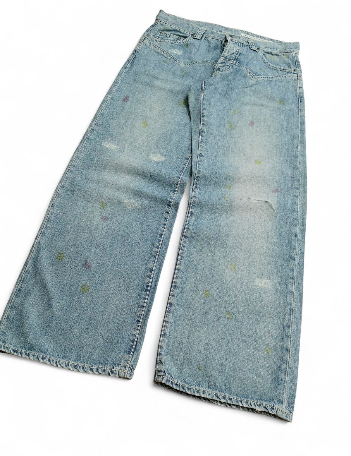 Sunao Kuwahara Sunaokuwahara baggy jeans Size 31" - 4 Thumbnail