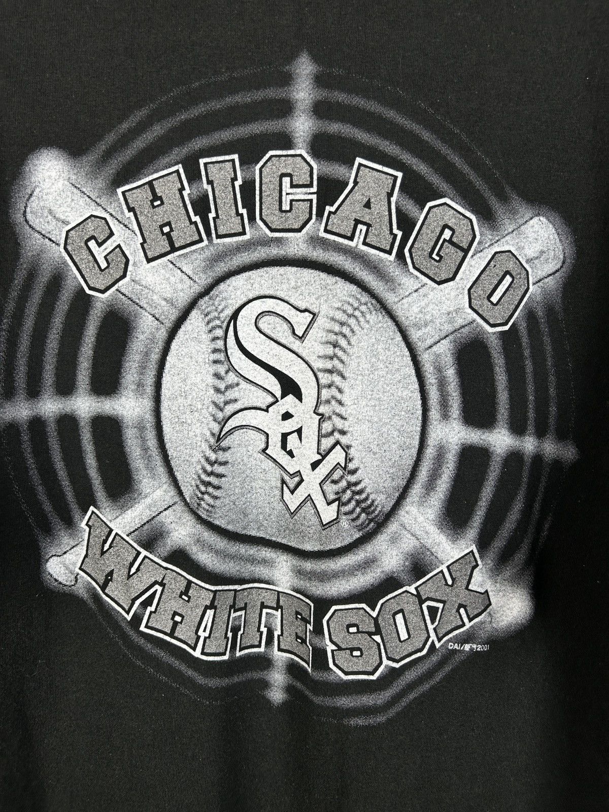 MLB 00s Chicago White Sox 2001 MLB Baseball Logo T-Shirt XL Size US XL / EU 56 / 4 - 2 Thumbnail