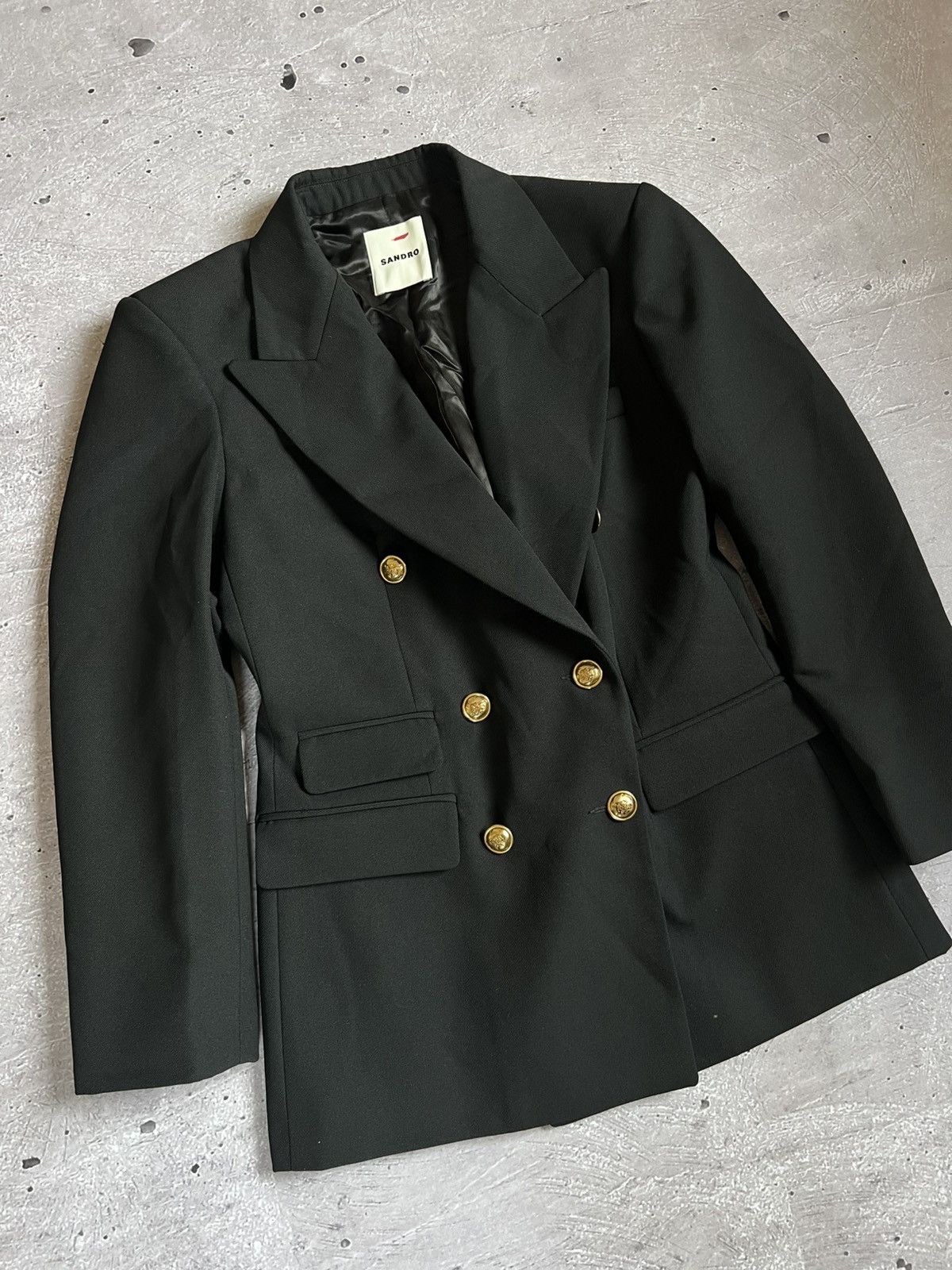 Sandro Rare Blazer Sandro Women Black Size 36 Size M / US 6-8 / IT 42-44 - 1 Thumbnail