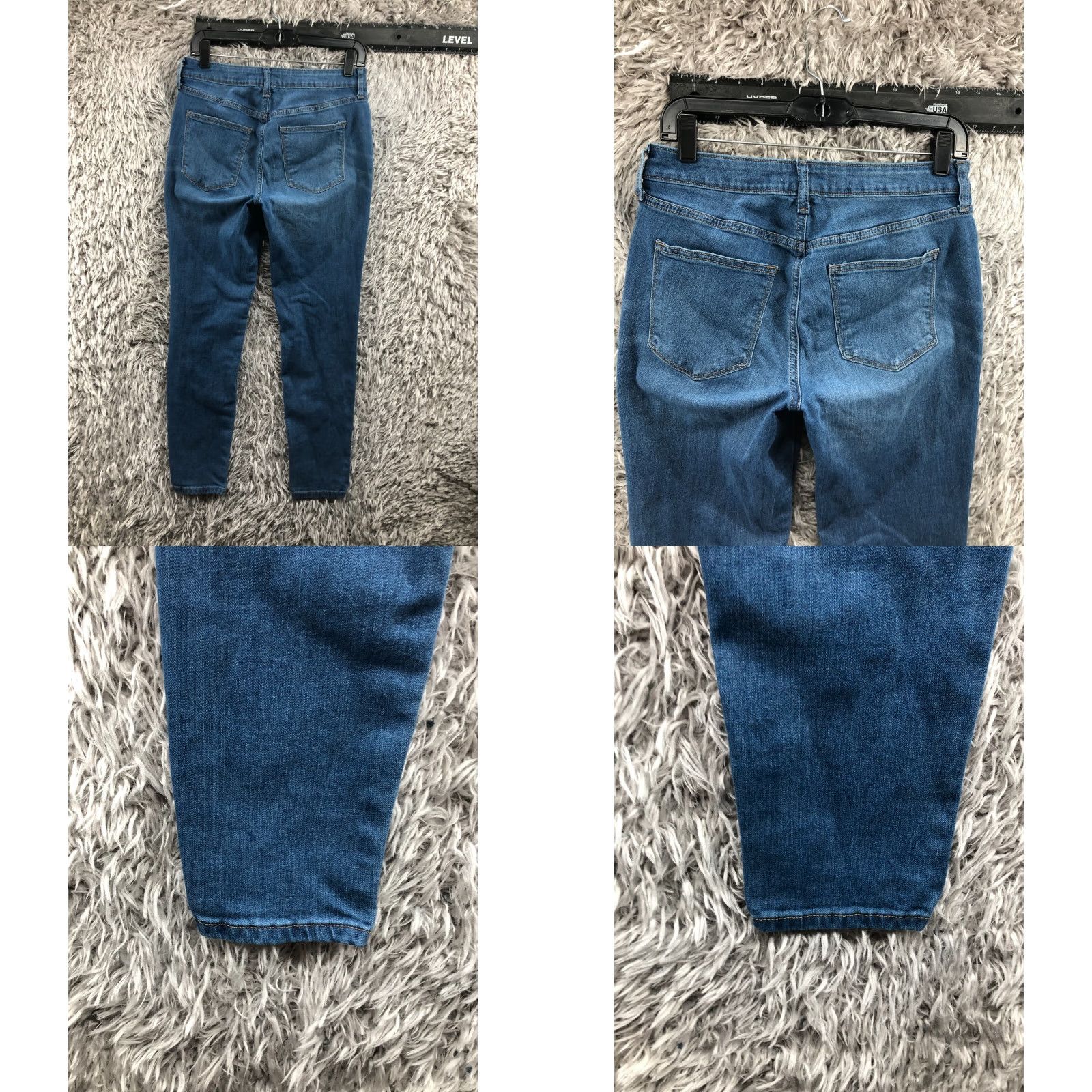 Vintage Sonoma Jeans Skinny Womens Size 6 Medium Wash Blue Flaw Curvy Best Visibility Size 28" / US 6 / IT 42 - 8 Thumbnail
