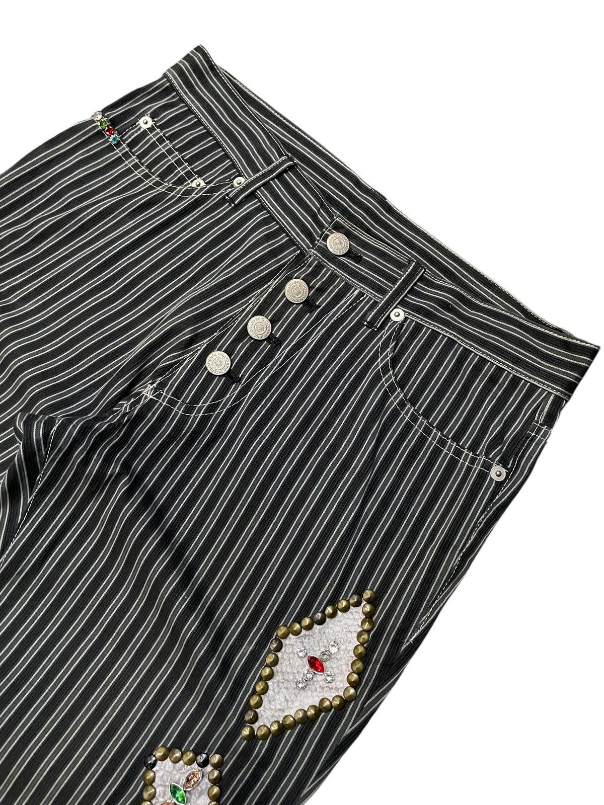 Kapital × Tornado Mart Tornado Mart Gemstone Stud Snake Skin Jacquard Flare Pants Size US 30 / EU 46 - 15 Thumbnail