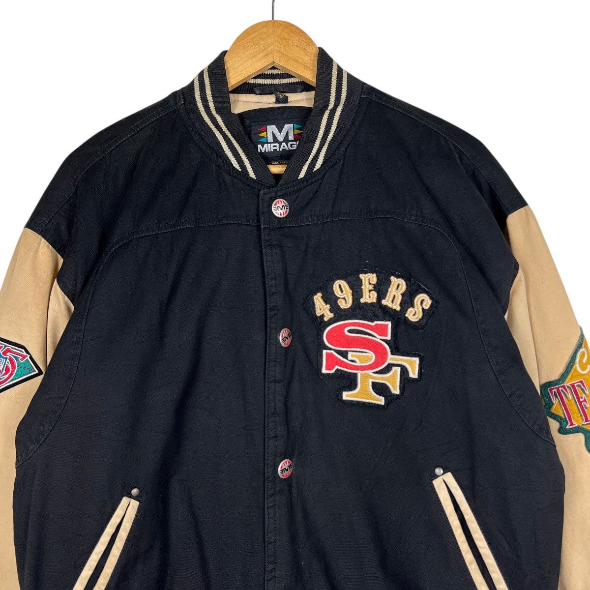Mirage 🔥 VINTAGE NFL 46ERS SAN FRANCISCO TEAM BOMBER JACKET Size US M / EU 48-50 / 2 - 5 Thumbnail