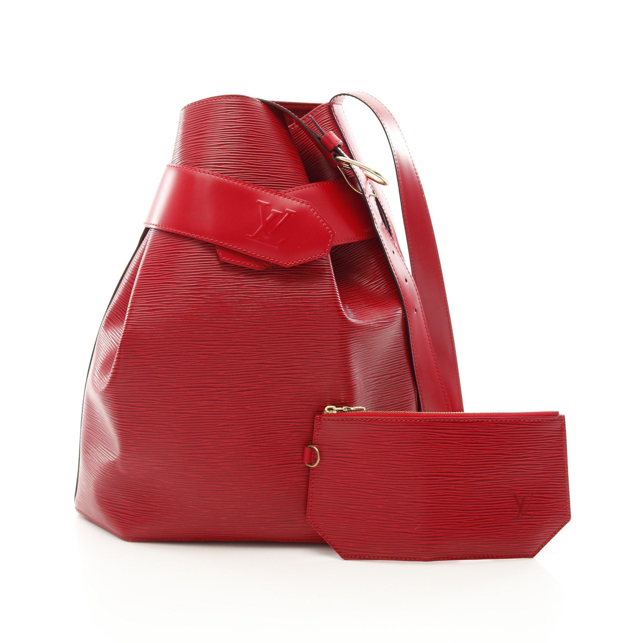 Louis Vuitton Sac De Paul Epi Castilian Red Shoulder Bag Leather, Women's