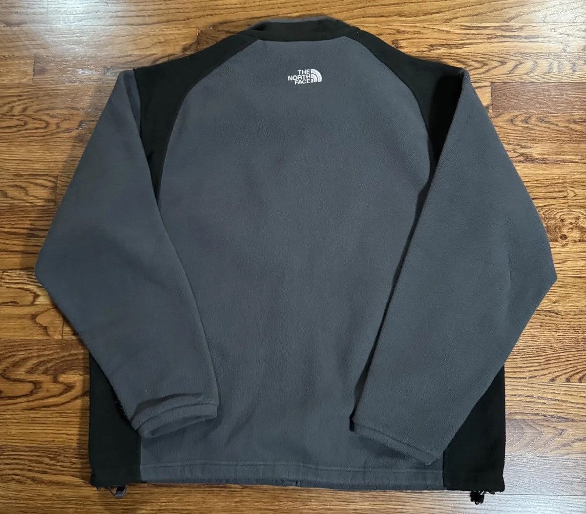 The North Face Vintage The North Face Grey / Black Fleece Jacket (Size XL) Size US XL / EU 56 / 4 - 3 Thumbnail