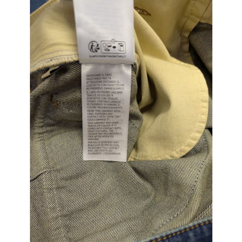 Gucci o1rshd1 Eco-Washed Organic Denim Cargo Pant in Blue / Mix Size US 36 / EU 52 - 22 Thumbnail