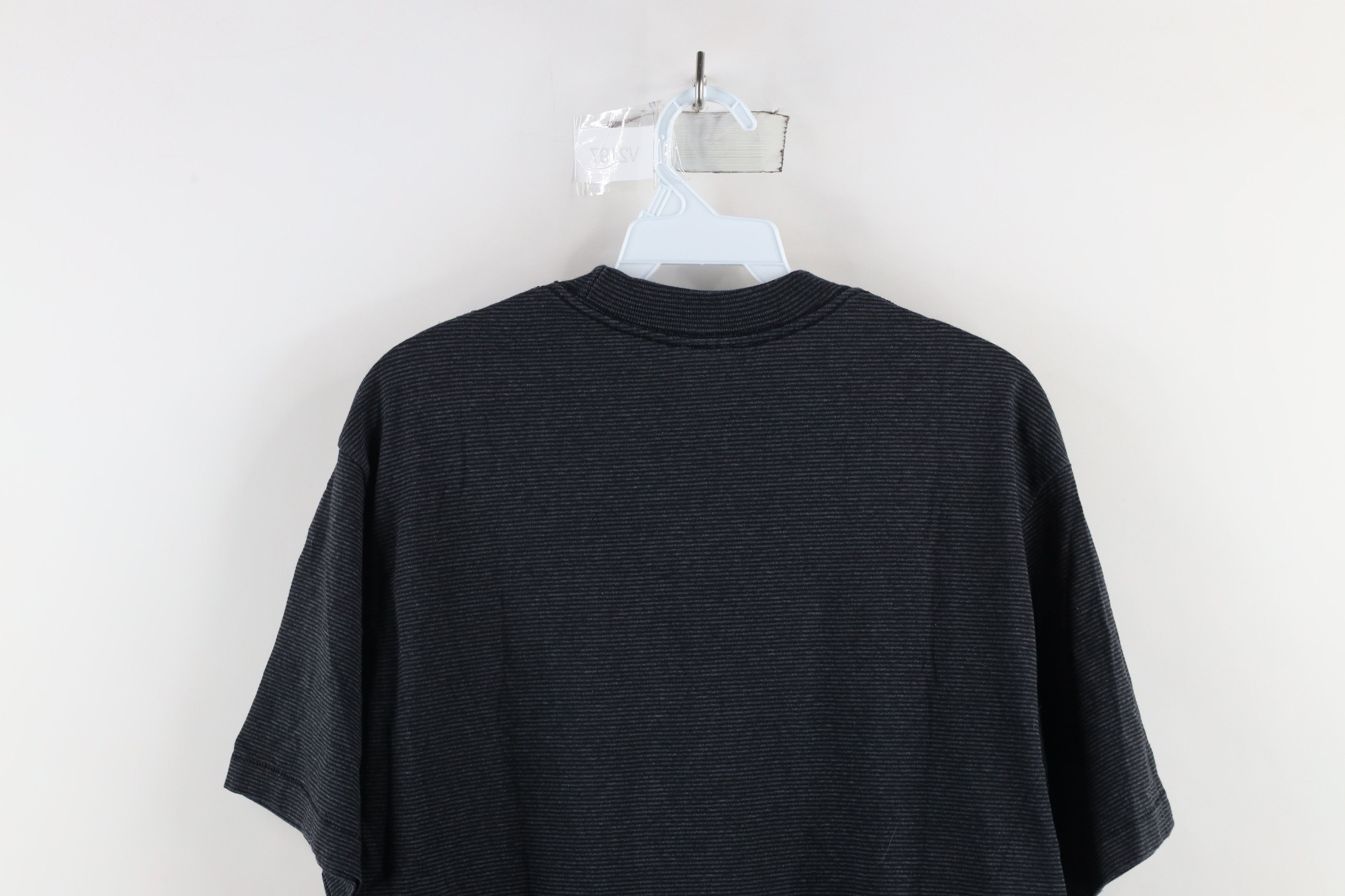 Vintage Vintage 90s Streetwear Blank Striped Short Sleeve T-Shirt Size US M / EU 48-50 / 2 - 6 Thumbnail
