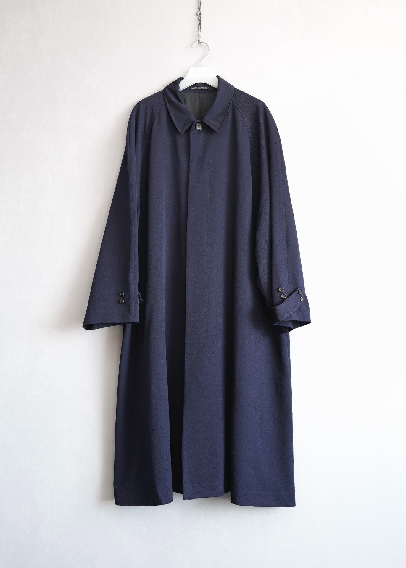 Yohji Yamamoto Yohji Yamamoto Large Navy Coat with Shoulder Sleeves Size US M / EU 48-50 / 2 - 1 Thumbnail