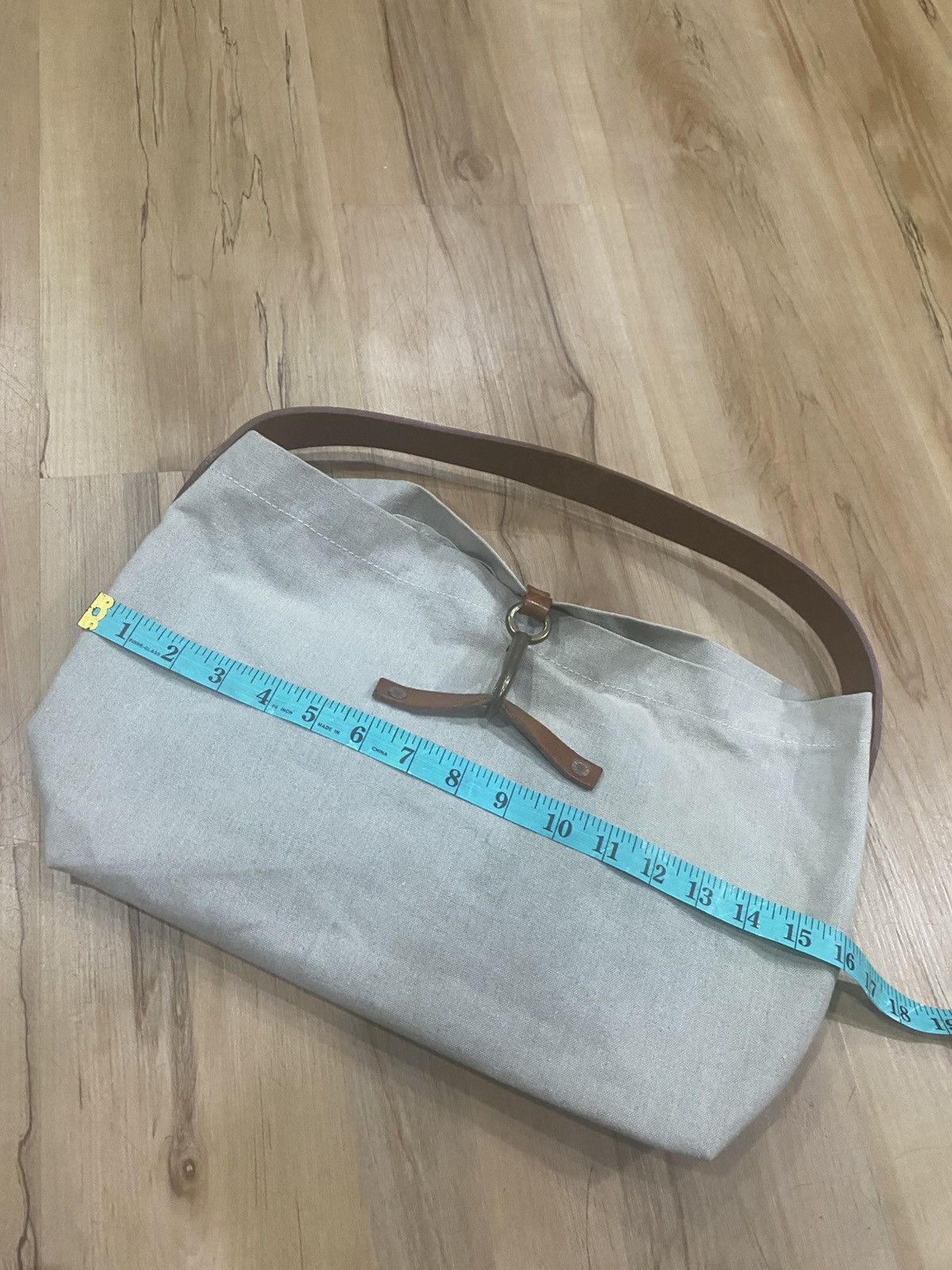 Japanese Brand × Leather Japanese style canvas shoulder bag Size ONE SIZE - 7 Thumbnail