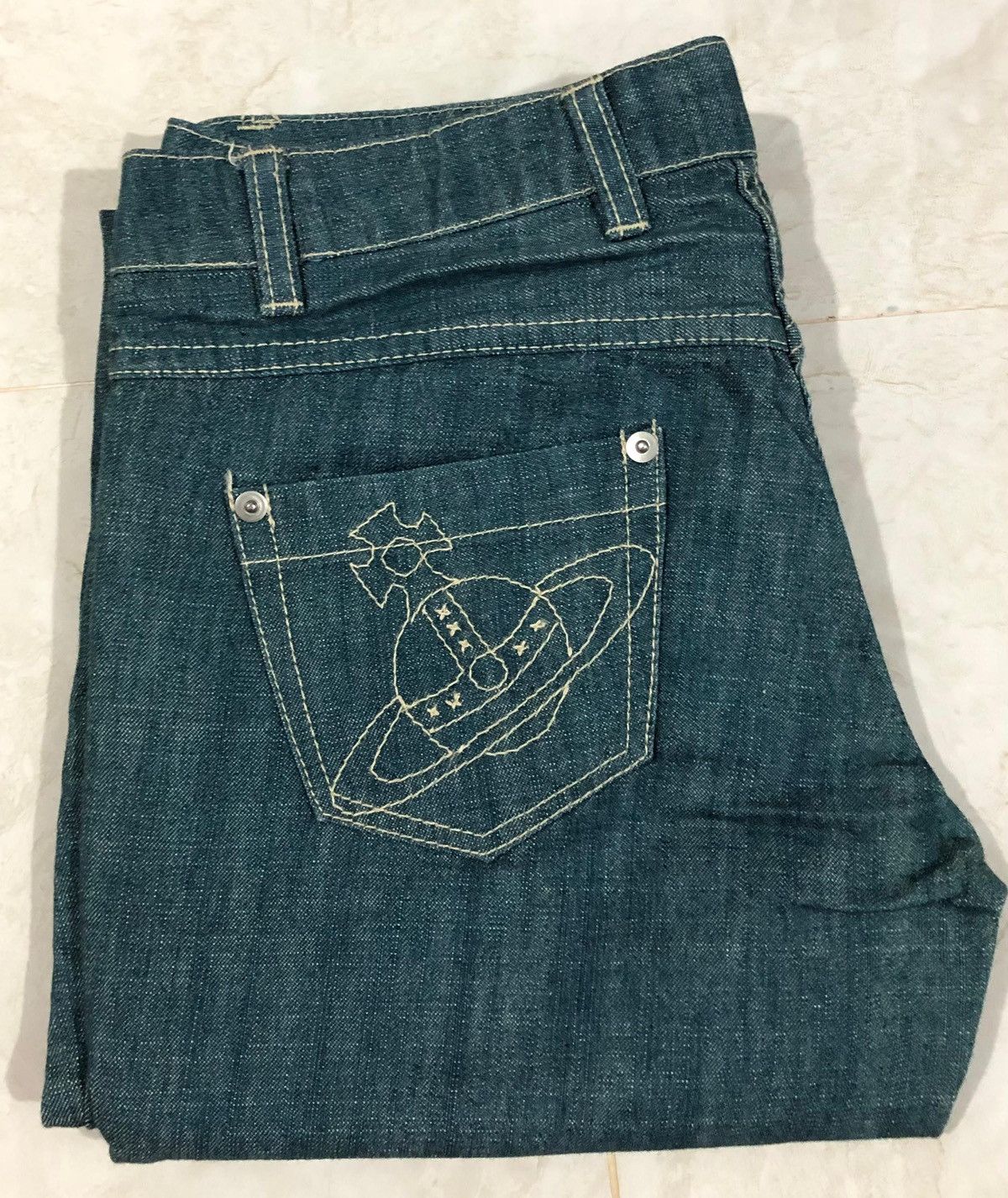 Vivienne Westwood Viviene Westwood Red Label Orb Logo Jeans Size 30" / US 8 / IT 44 - 8 Thumbnail