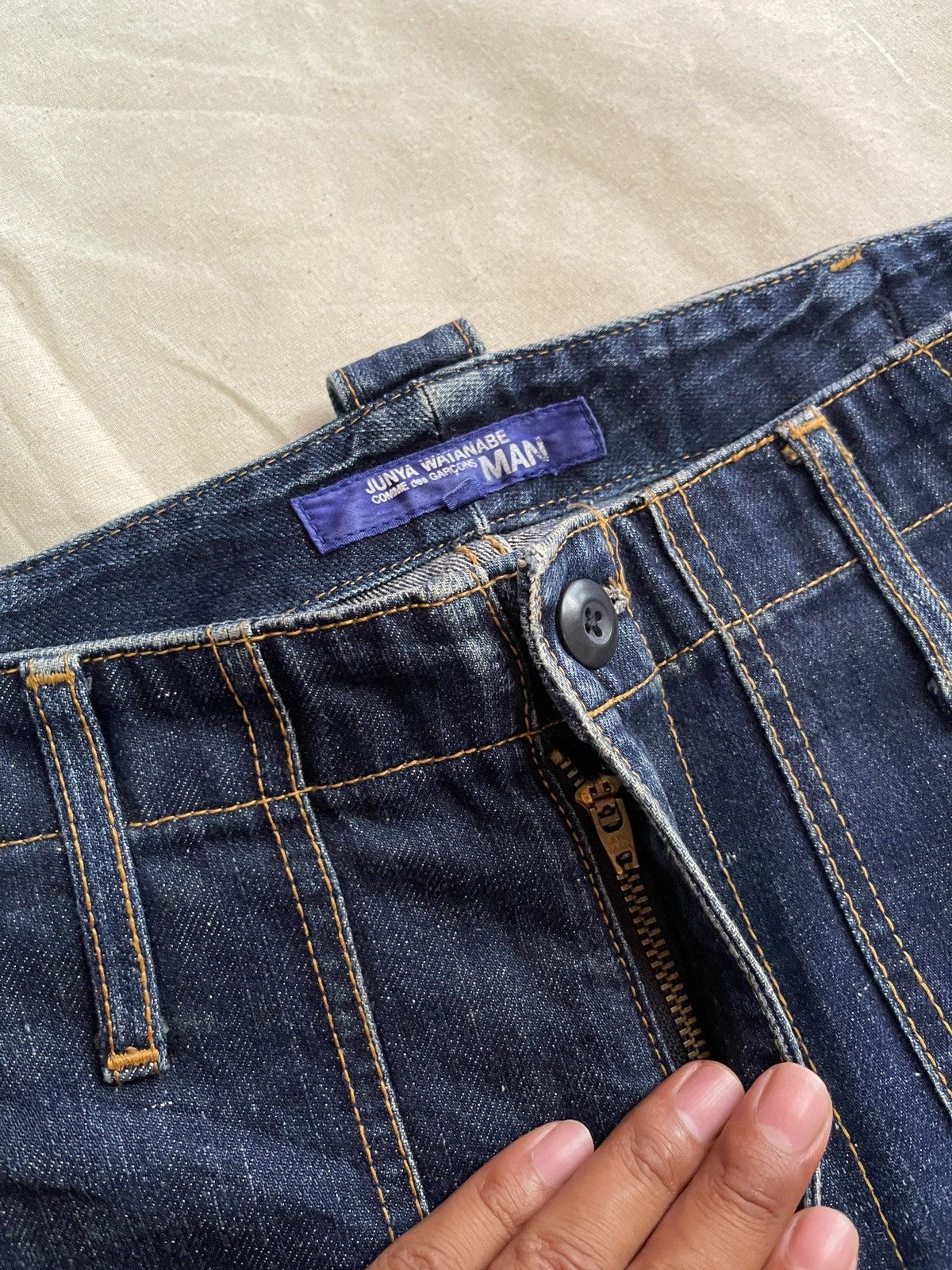 Junya Watanabe Vintage WM-P01 AD2003 Cargo Denim Military Style Size US 30 / EU 46 - 5 Thumbnail