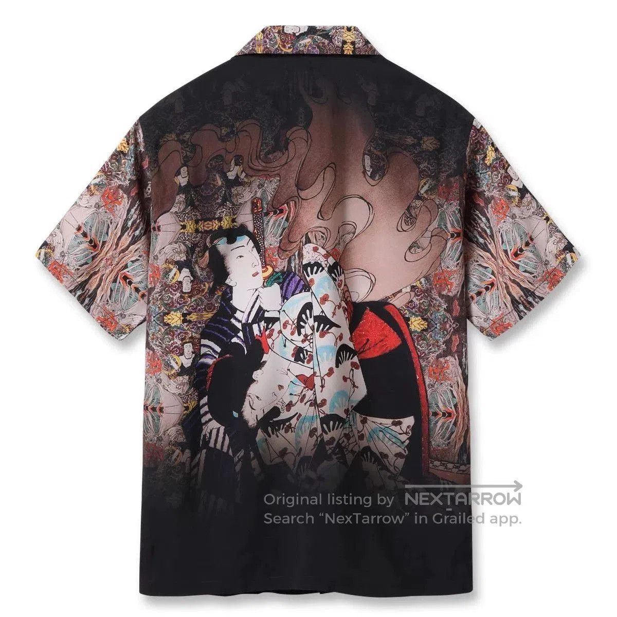 Sun Surf SUN SURF x Tsukioka Yoshitoshi Rayon Hawaiian Shirt. Size US M / EU 48-50 / 2 - 5 Thumbnail