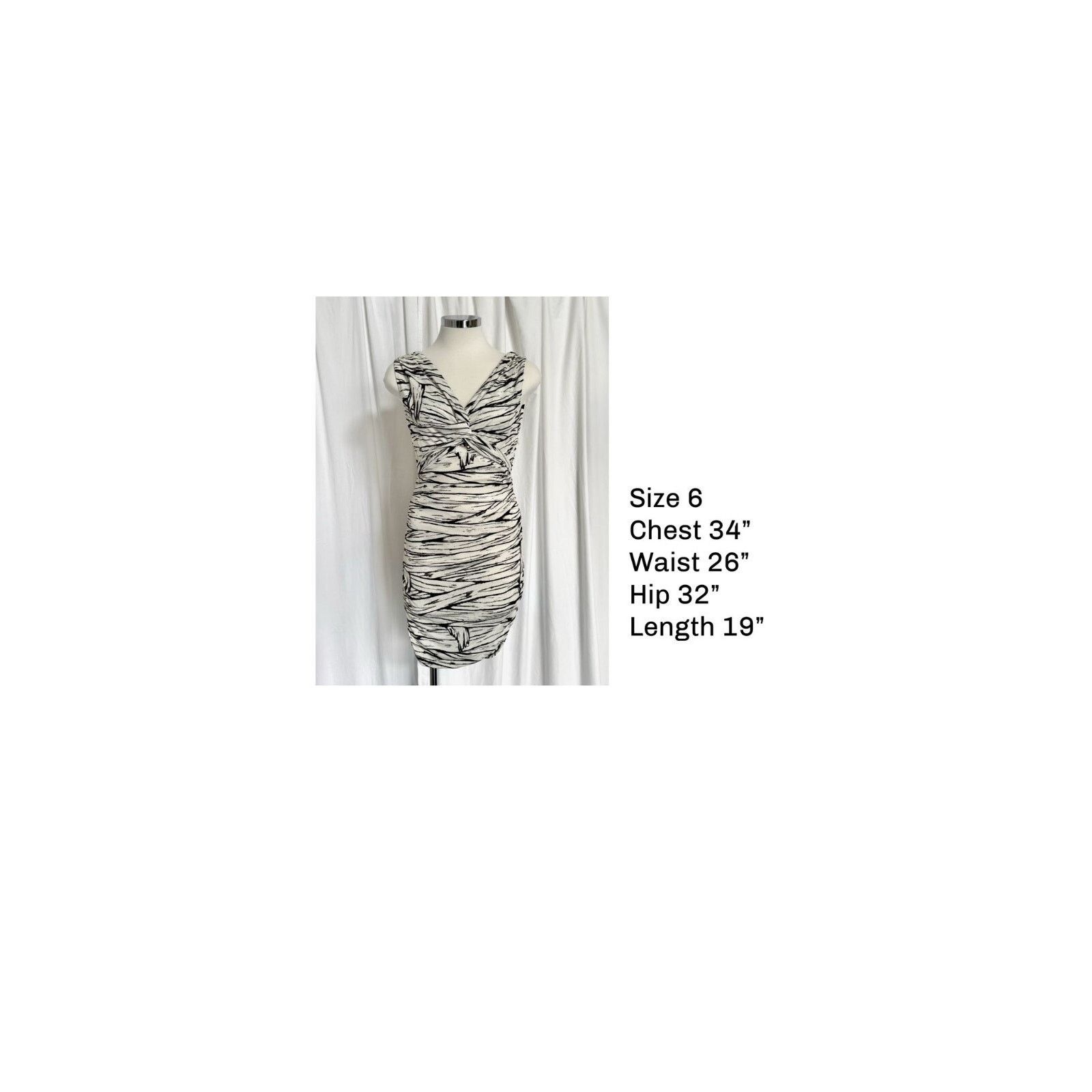 Moschino SS20 Moschino Couture Jeremy Scott Bodycon Mini Dress Mummy Size M / US 6-8 / IT 42-44 - 4 Thumbnail