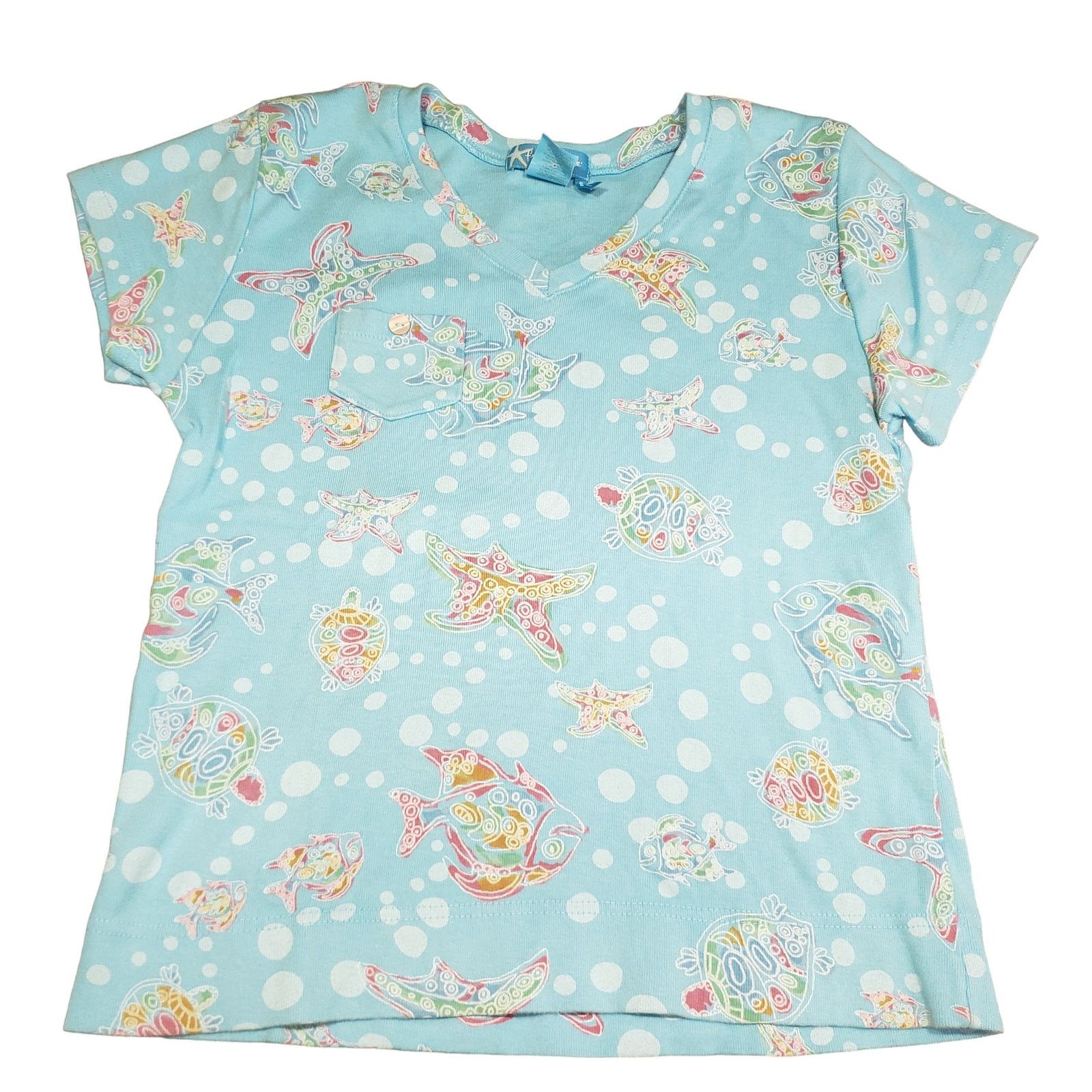 Other Freshly Produce Womens Pj Set Size Small 100% Cotton Sea Tur Size 28" / US 6 / IT 42 - 7 Thumbnail