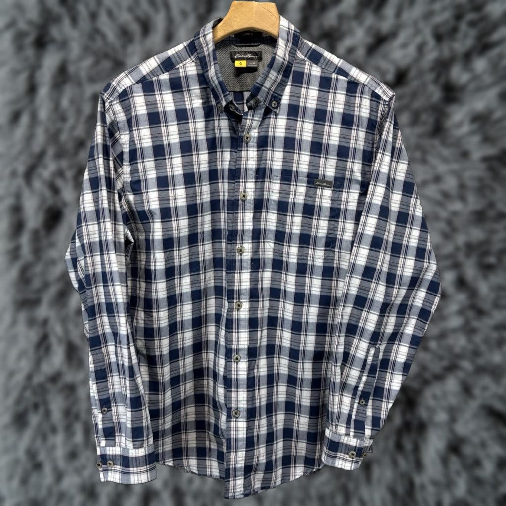 Eddie Bauer Eddie Bauer Travex Men’s Plaid Button-Down Shirt Large Multicolor Outdoors Hiking Casual Size US M / EU 48-50 / 2 - 1 Thumbnail