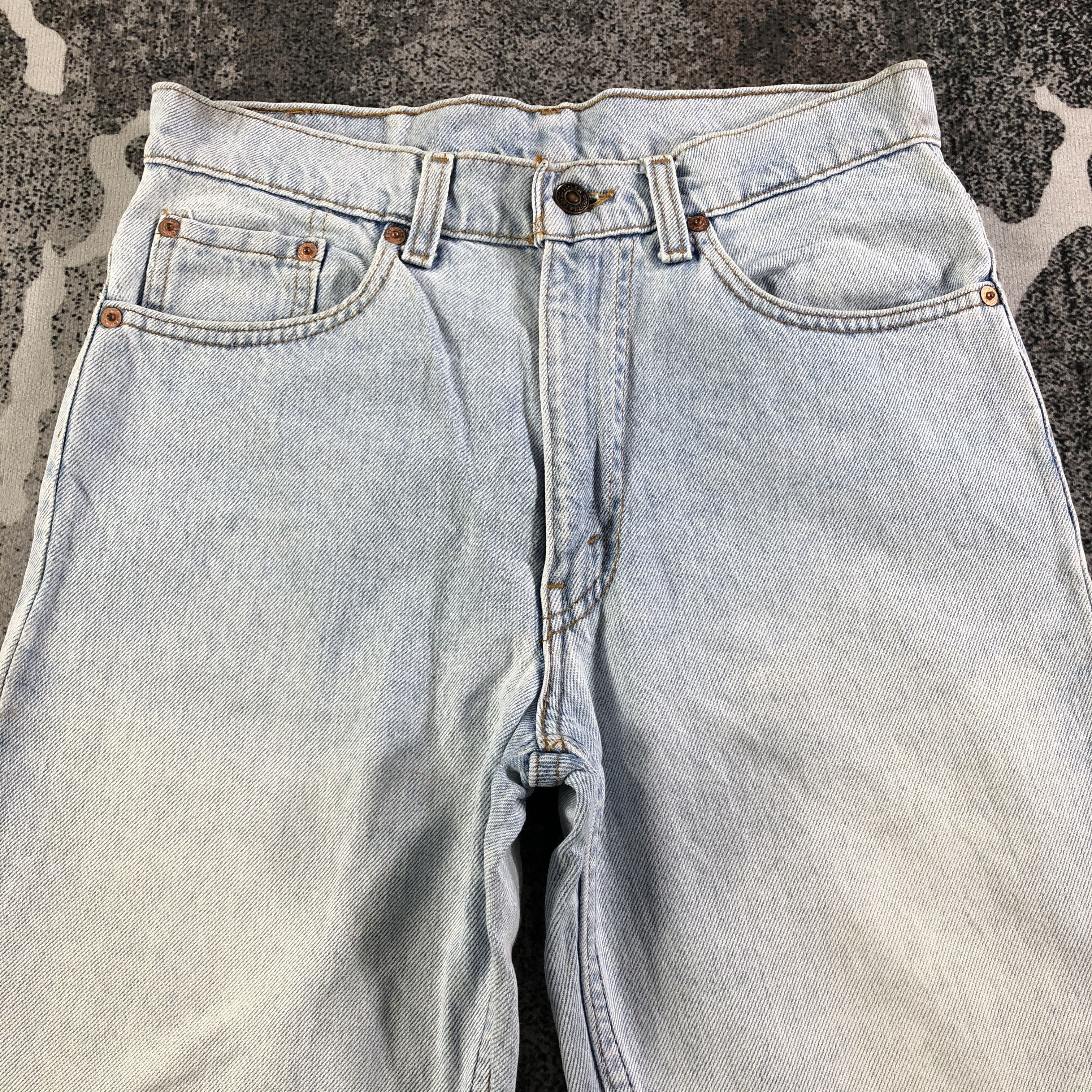 Levi's 90s Vintage Levis 610 Light Wash Jeans KJ1963 Size US 30 / EU 46 - 3 Thumbnail