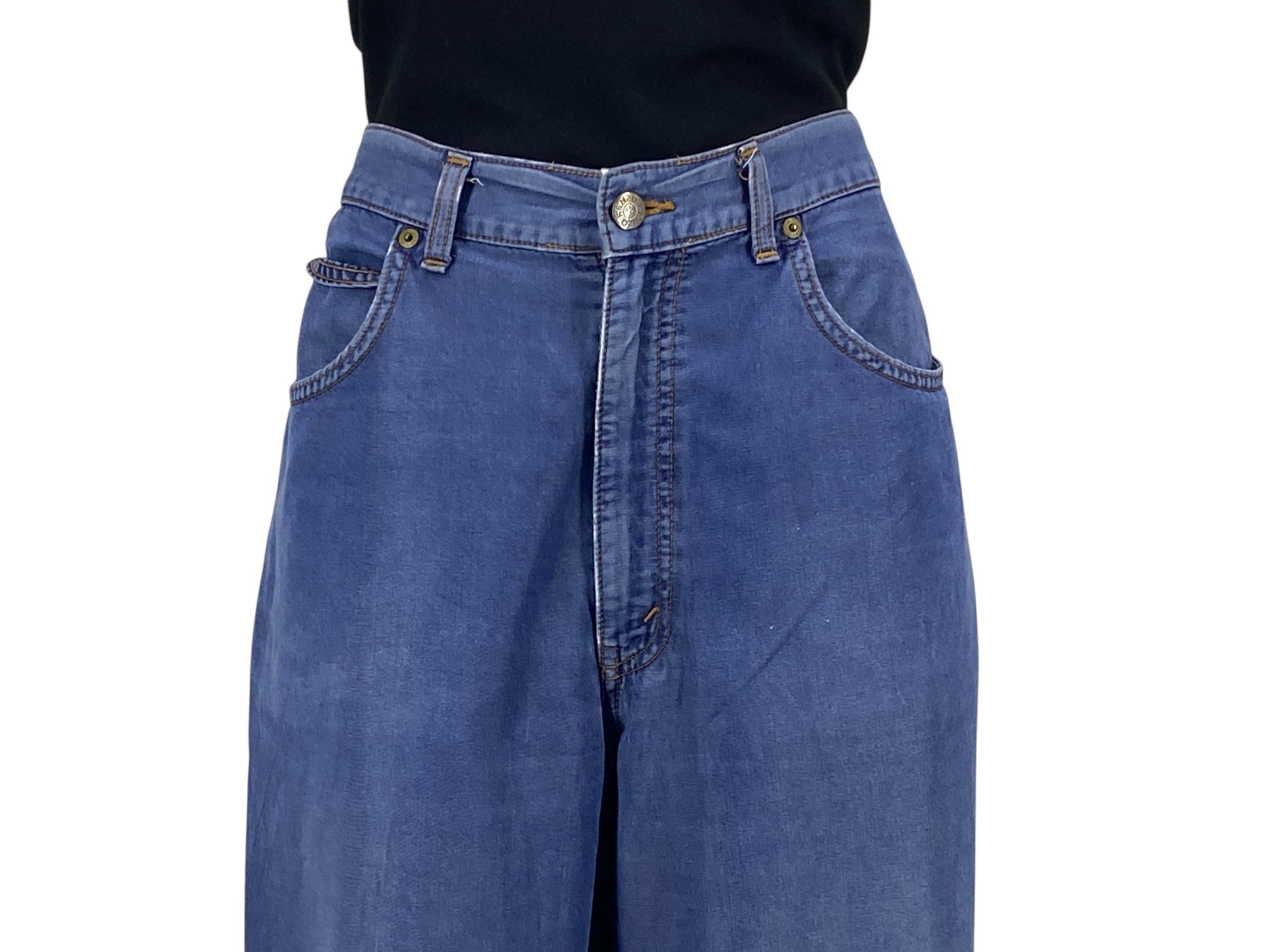 Japanese Brand Kenzo Pants Blue Casual Pants Size US 31 - 3 Thumbnail