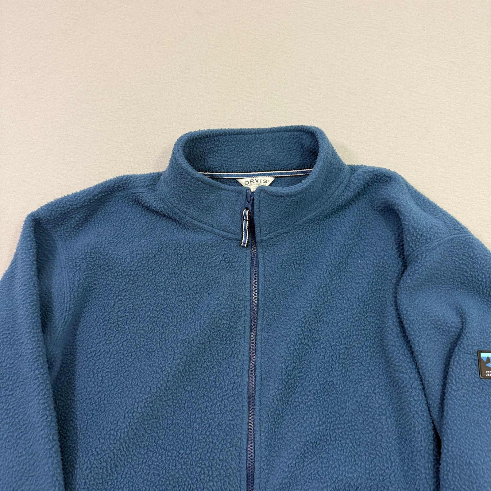Orvis Orvis Full Zip Fleece Jacket Men's Extra Large Blue Logo Size US XL / EU 56 / 4 - 2 Thumbnail