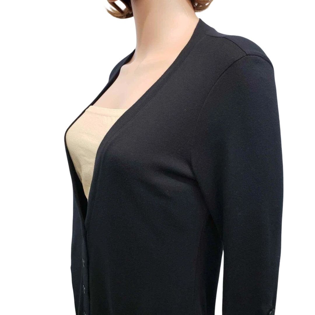 Splendid Splendid Boyfriend Cardigan Sweater Roll Tab L/S Modal Size M / US 6-8 / IT 42-44 - 6 Thumbnail
