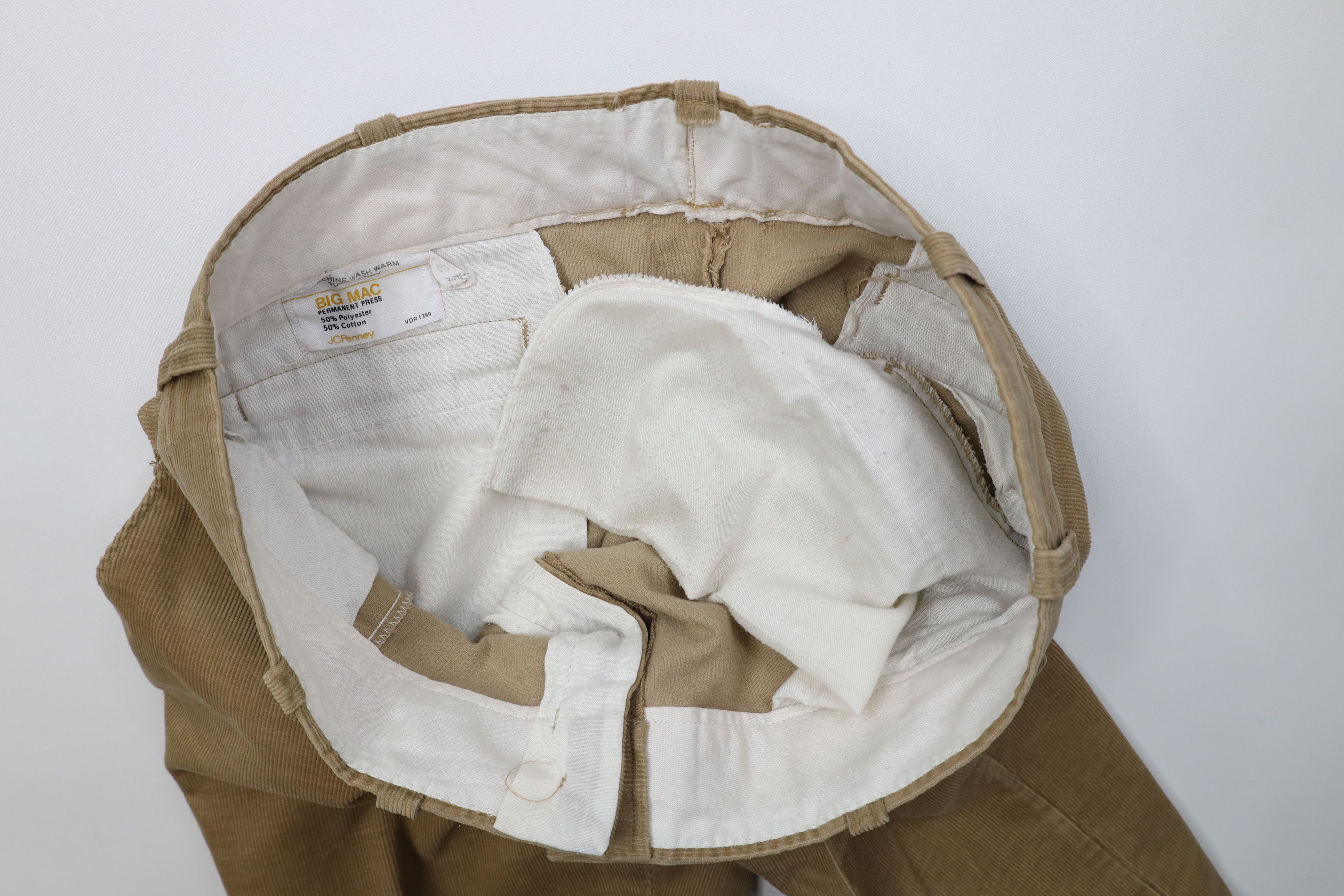 Big Mac Vintage 60s 70s Big Mac Flared Wide Leg Corduroy Pants USA Size US 36 / EU 52 - 8 Thumbnail