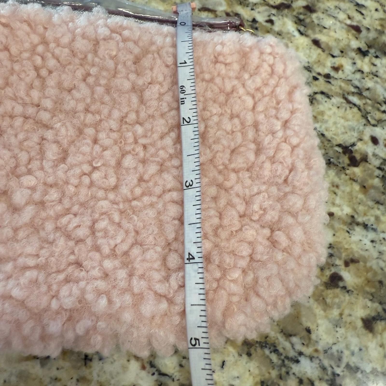 Other Ipsy light pink fuzzy mini bag Size ONE SIZE - 7 Thumbnail