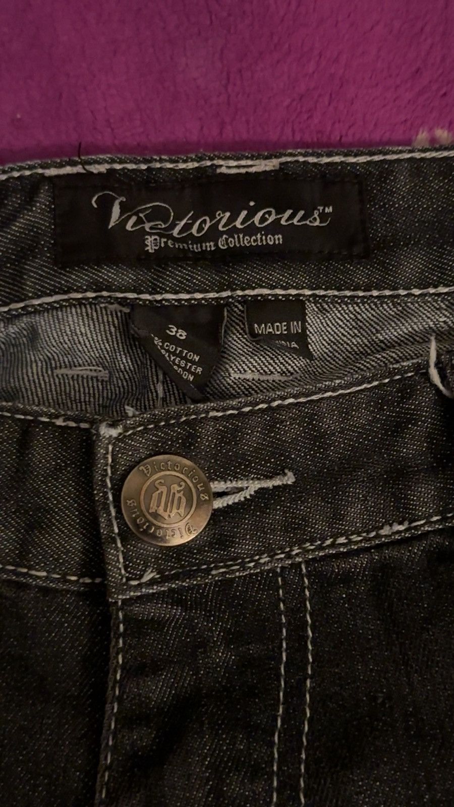 Other Vintage victorious denim jeans Size US 38 / EU 54 - 4 Thumbnail