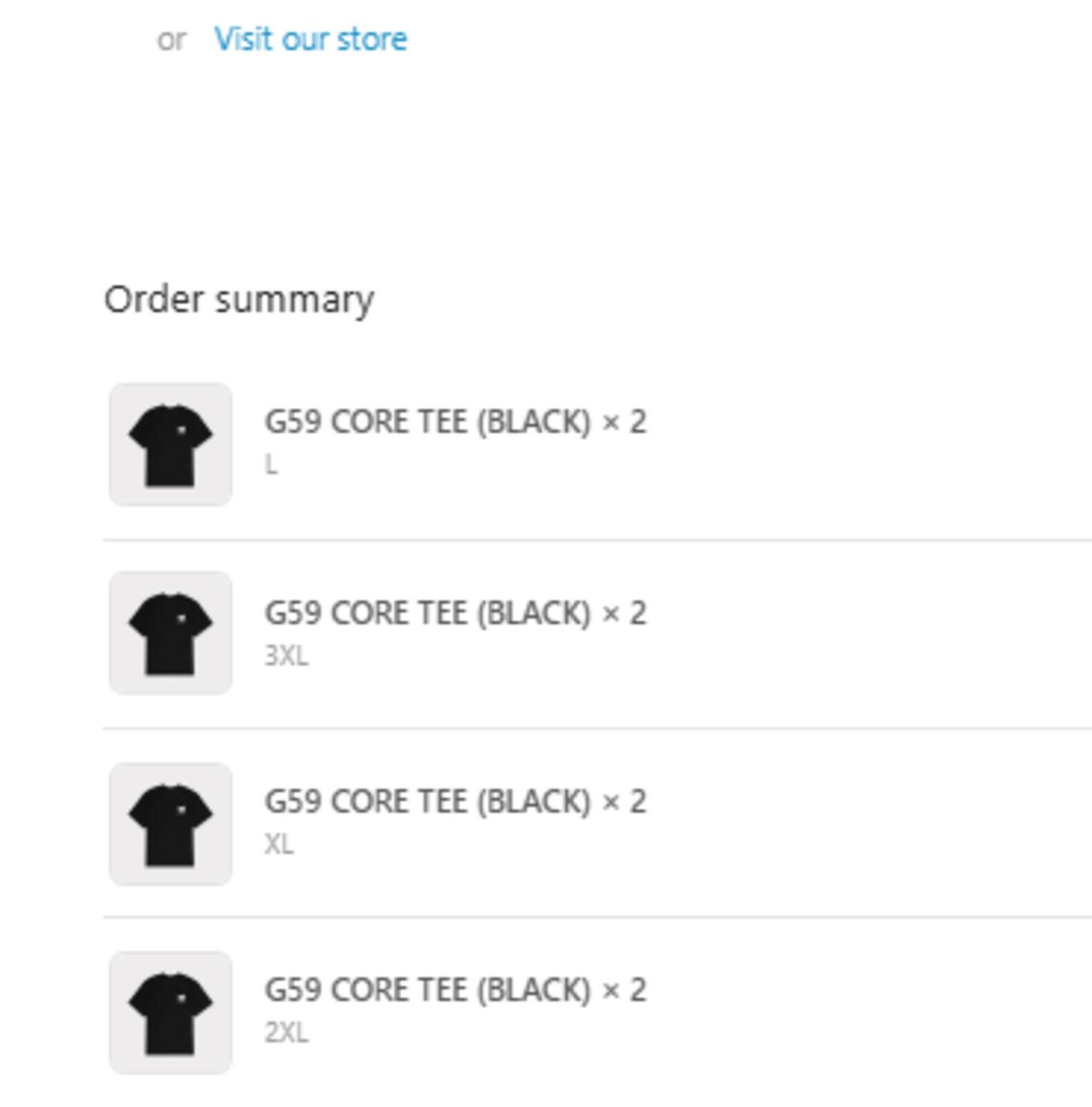 G59 Records G59 Core T-Shirt (Black) Size US L / EU 52-54 / 3 - 3 Thumbnail