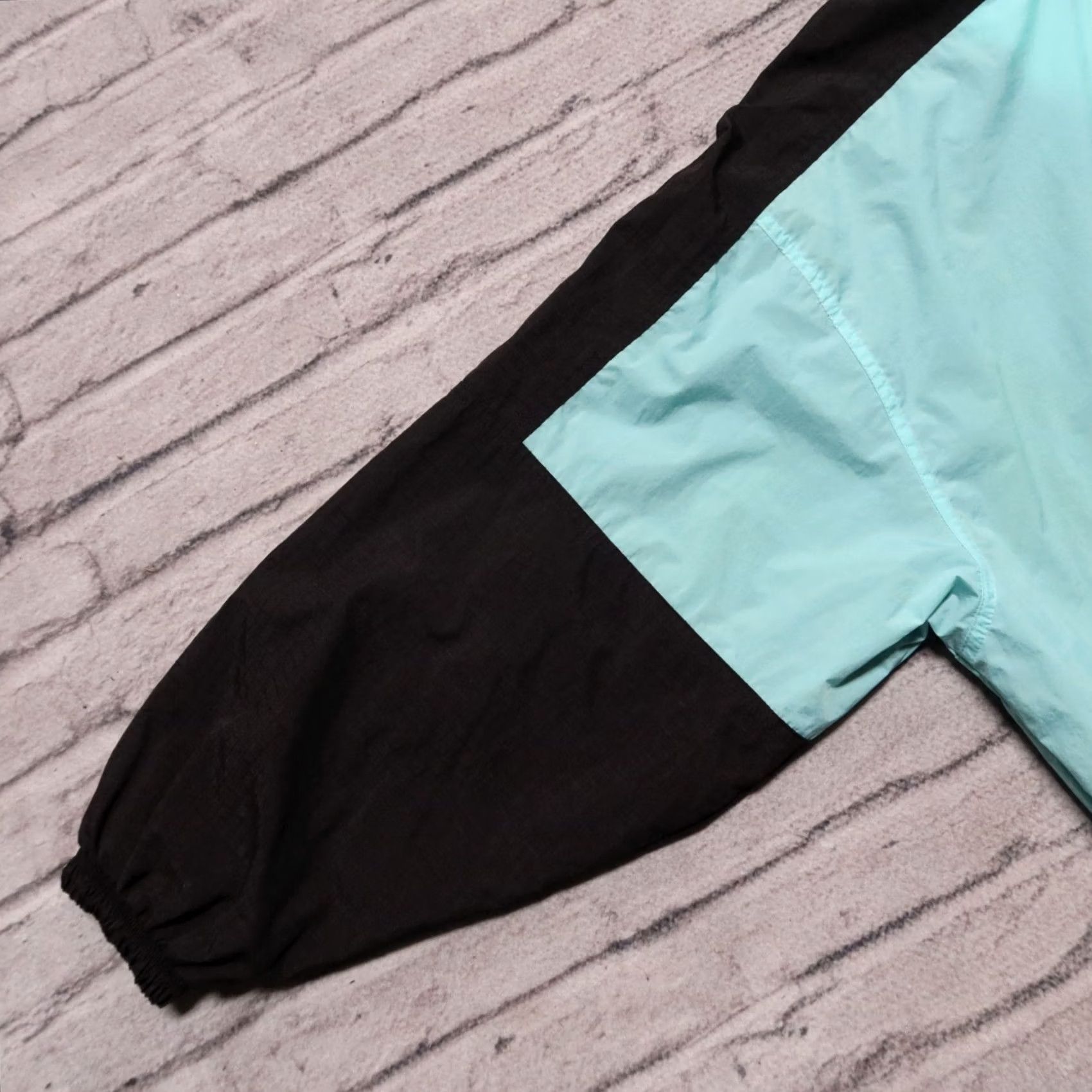 Nike Vintage Nike Swoosh Parka Jacket Womens XL Aqua 90s Ripstop Logo Coat Size XL / US 12-14 / IT 48-50 - 3 Thumbnail