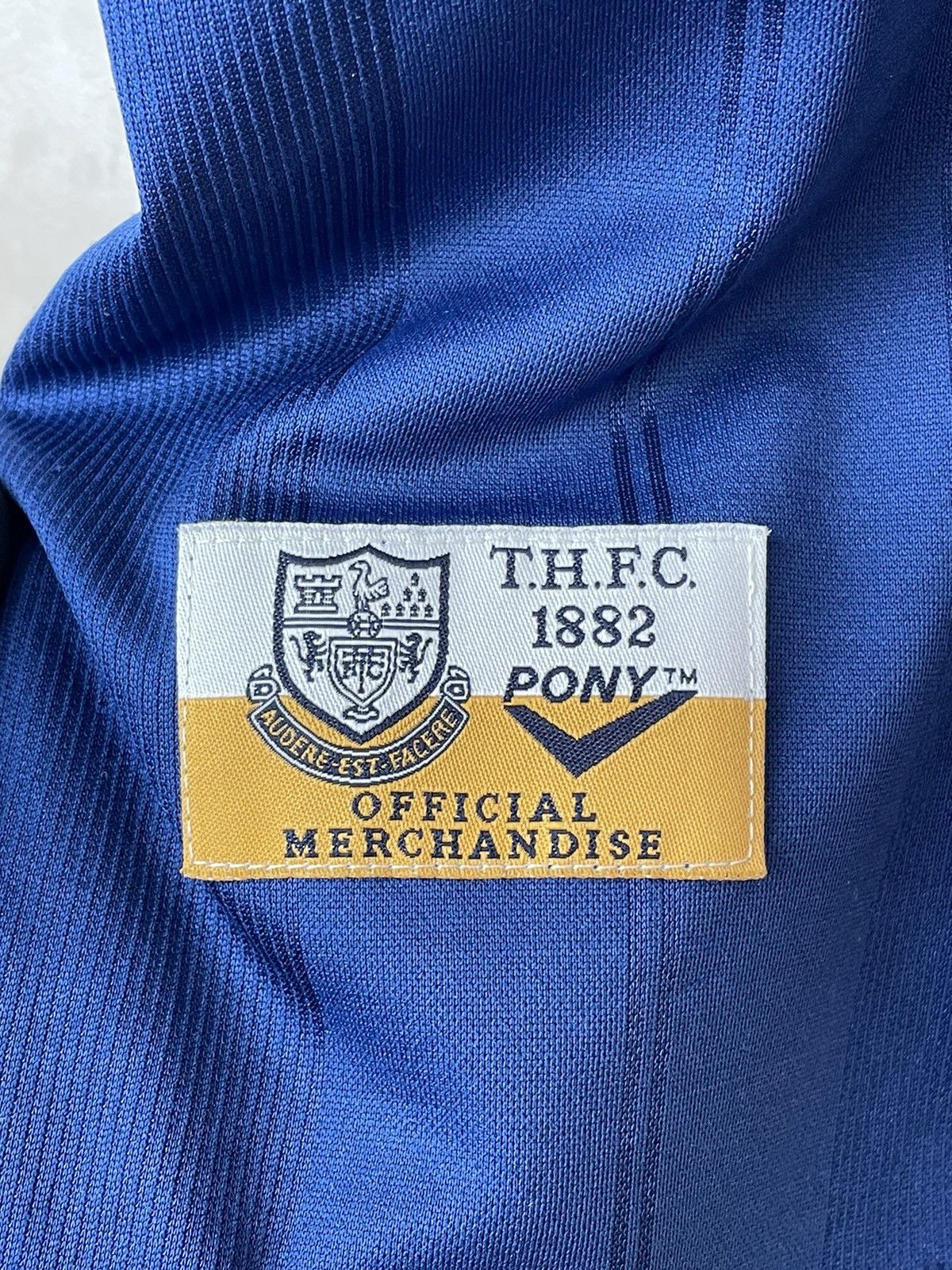 PONY Pony Tottenham Hotspur 1997-1998 Blue Away Soccer Jersey XL Size US XL / EU 56 / 4 - 9 Thumbnail