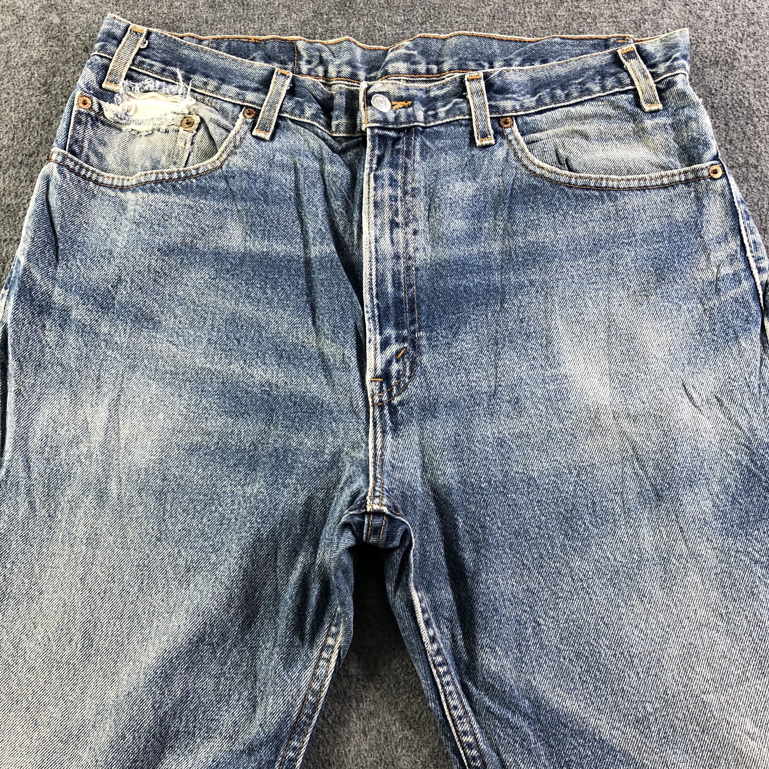Levi's Vintage Blue Wash Levis 505 Jeans-J3209 Size US 38 / EU 54 - 3 Thumbnail