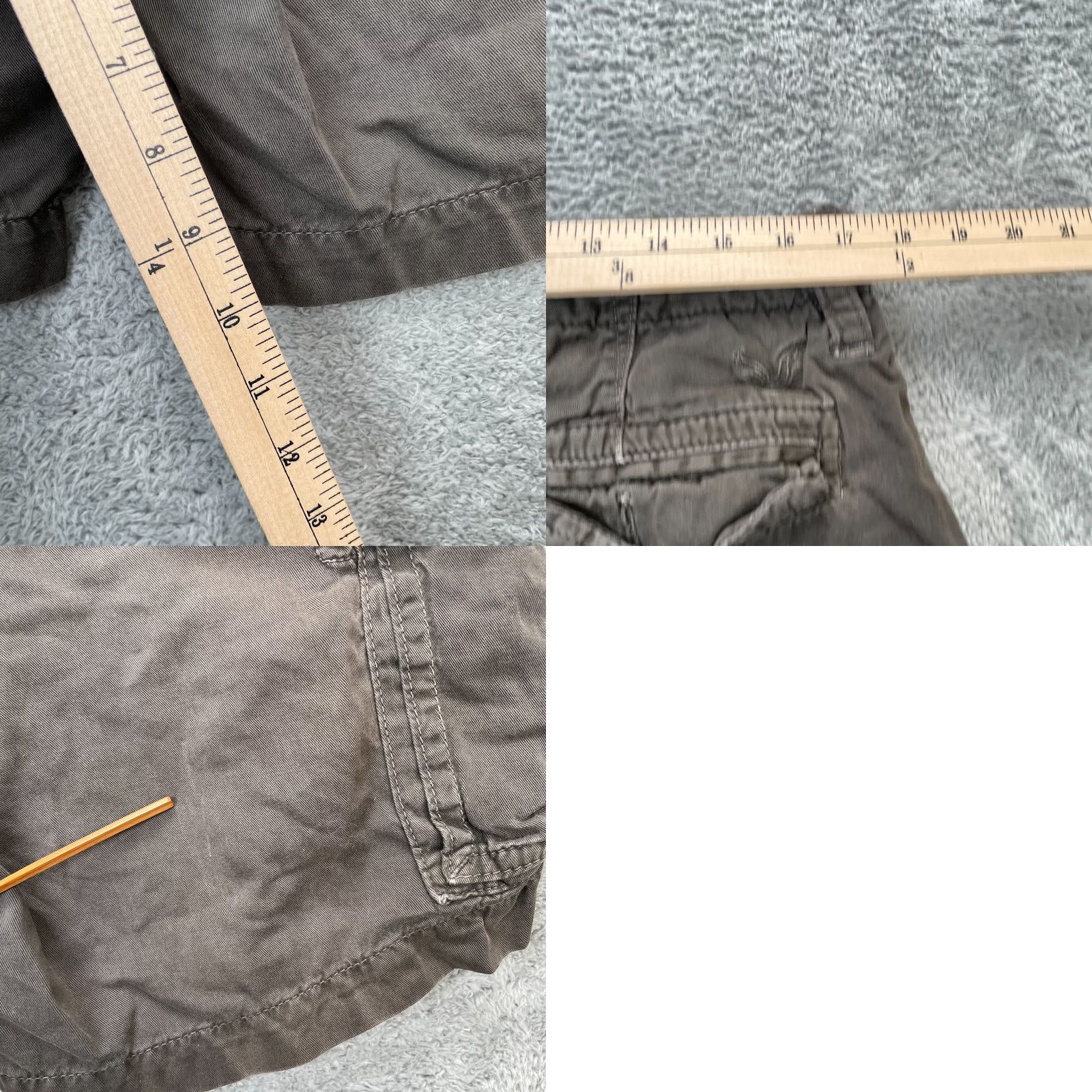 American Eagle Outfitters VINTAGE American Eagle Outfitters Cargo Shorts Mens 33 Brown Cotton Utility Y2K Fade Size US 34 / EU 50 - 8 Thumbnail