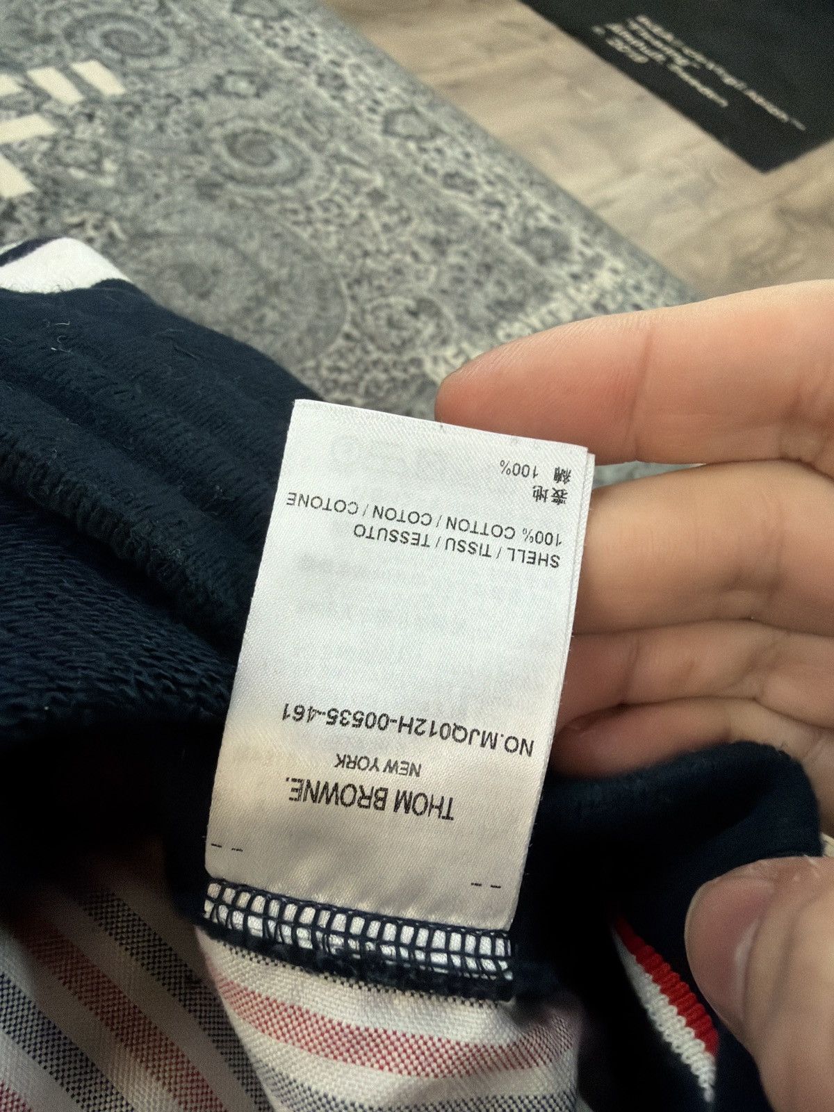 Thom Browne Thom Browne classic logo sweat shorts navy Size US 28 / EU 44 - 6 Thumbnail