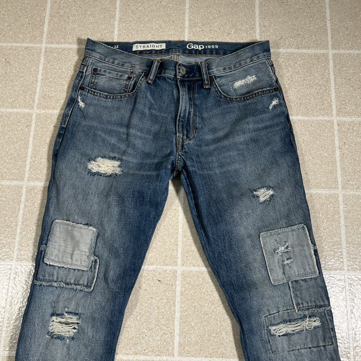 Gap Men’s Gap 1969 Jeans Patchwork Denim Size 29 X 31 Size US 29 - 2 Thumbnail