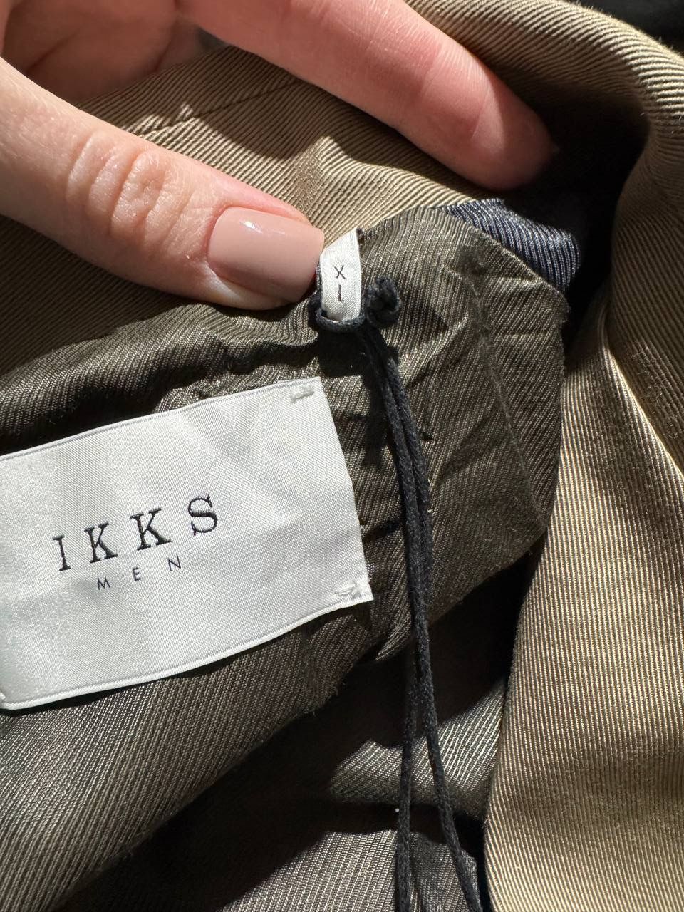 IKKS NEW! IKKS Mens Trench Coat Jacket Size US XL / EU 56 / 4 - 4 Thumbnail