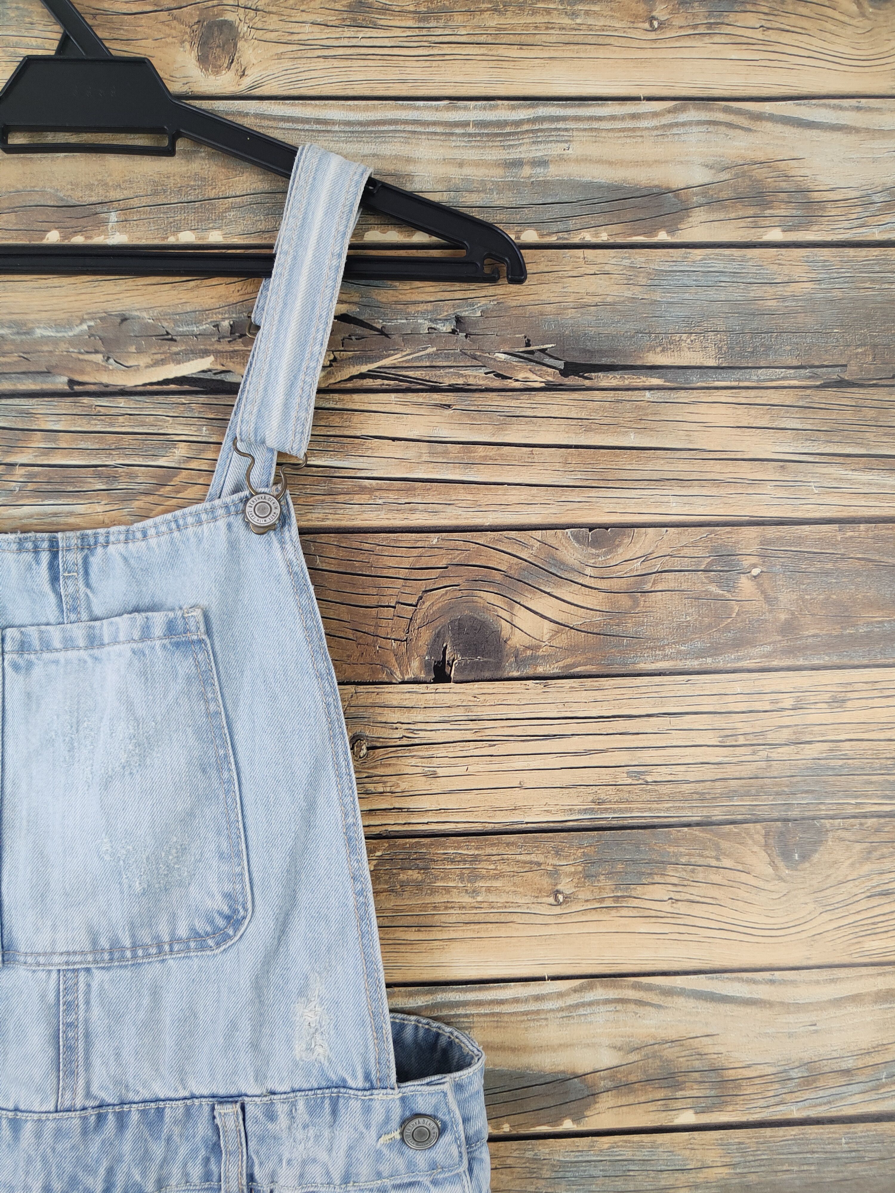Bershka × Vintage Streetwear Vintage Bershka Blue Denim Shortall Jumpsuit Size 32" / US 10 / IT 46 - 4 Thumbnail