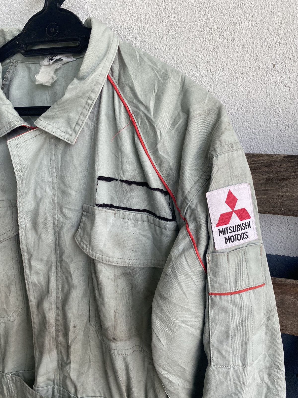 Vintage Vintage Mitsubishi Motors Service Staff Coverall Size US 29 - 3 Thumbnail