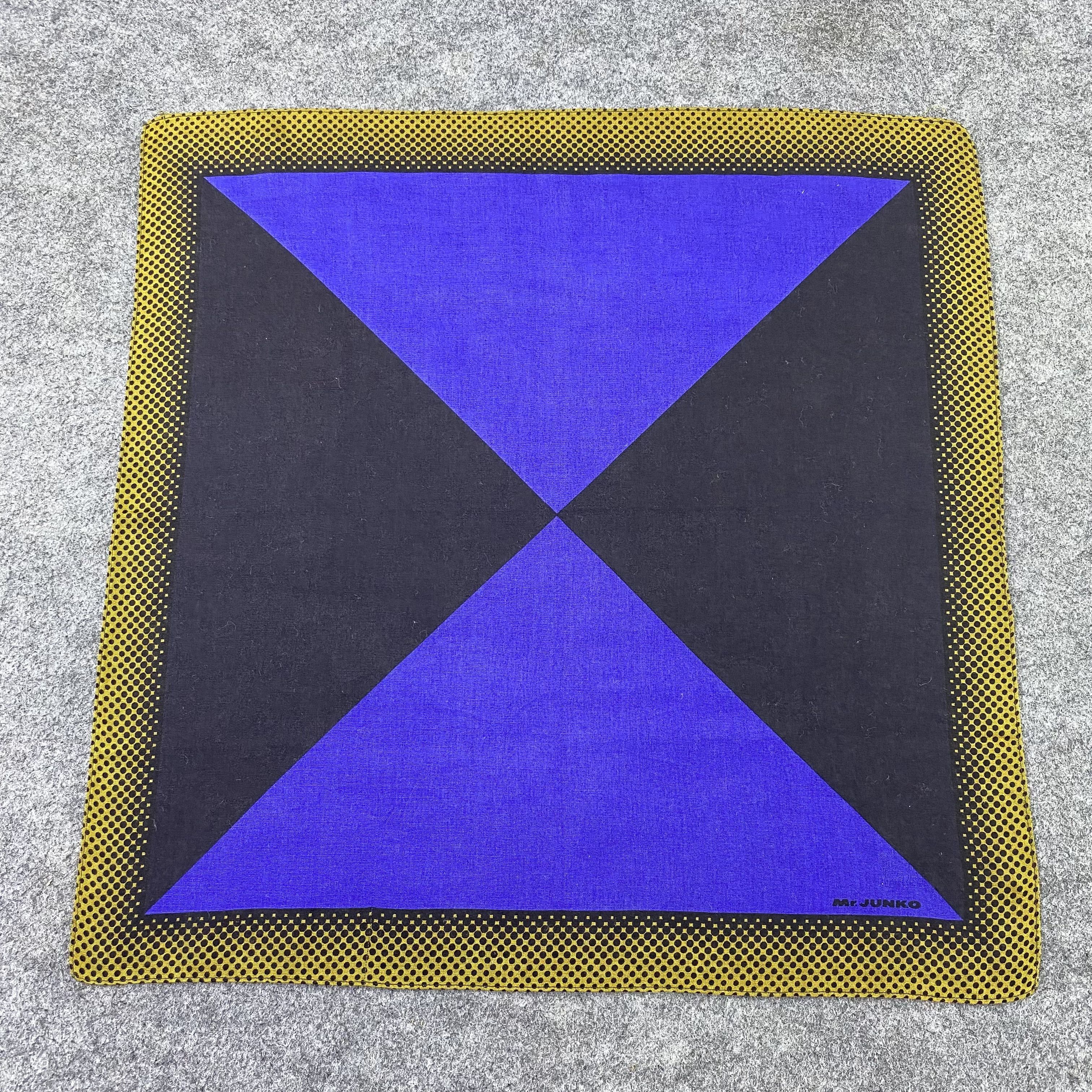 Designer Mr. Junko Handkerchief / Bandana / Neckerchief -B925 Size ONE SIZE - 3 Thumbnail