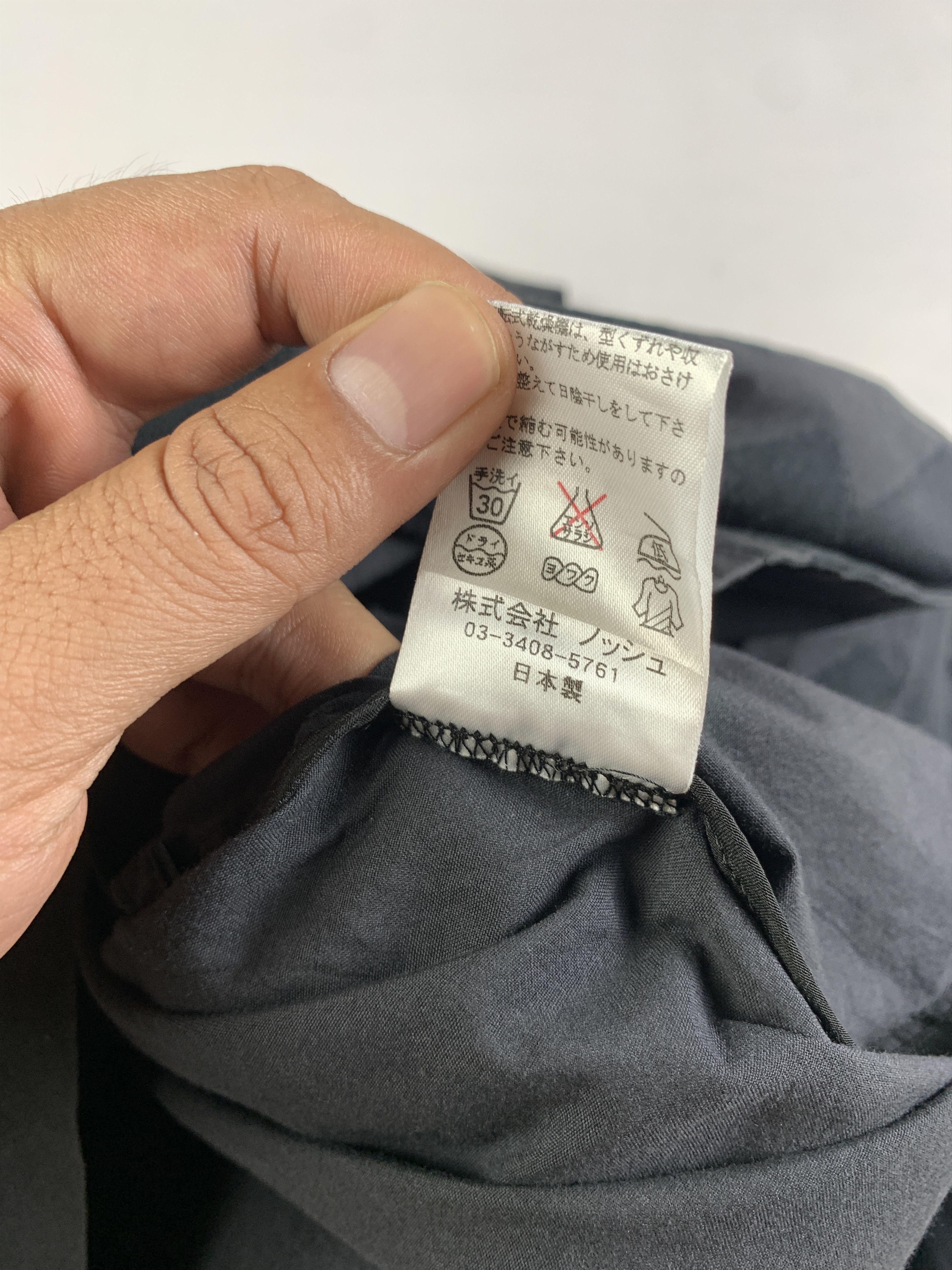 Japanese Brand KEIKO KISHI by nosh Black Wrapped Dressy Shirt (M) Size M / US 6-8 / IT 42-44 - 12 Thumbnail