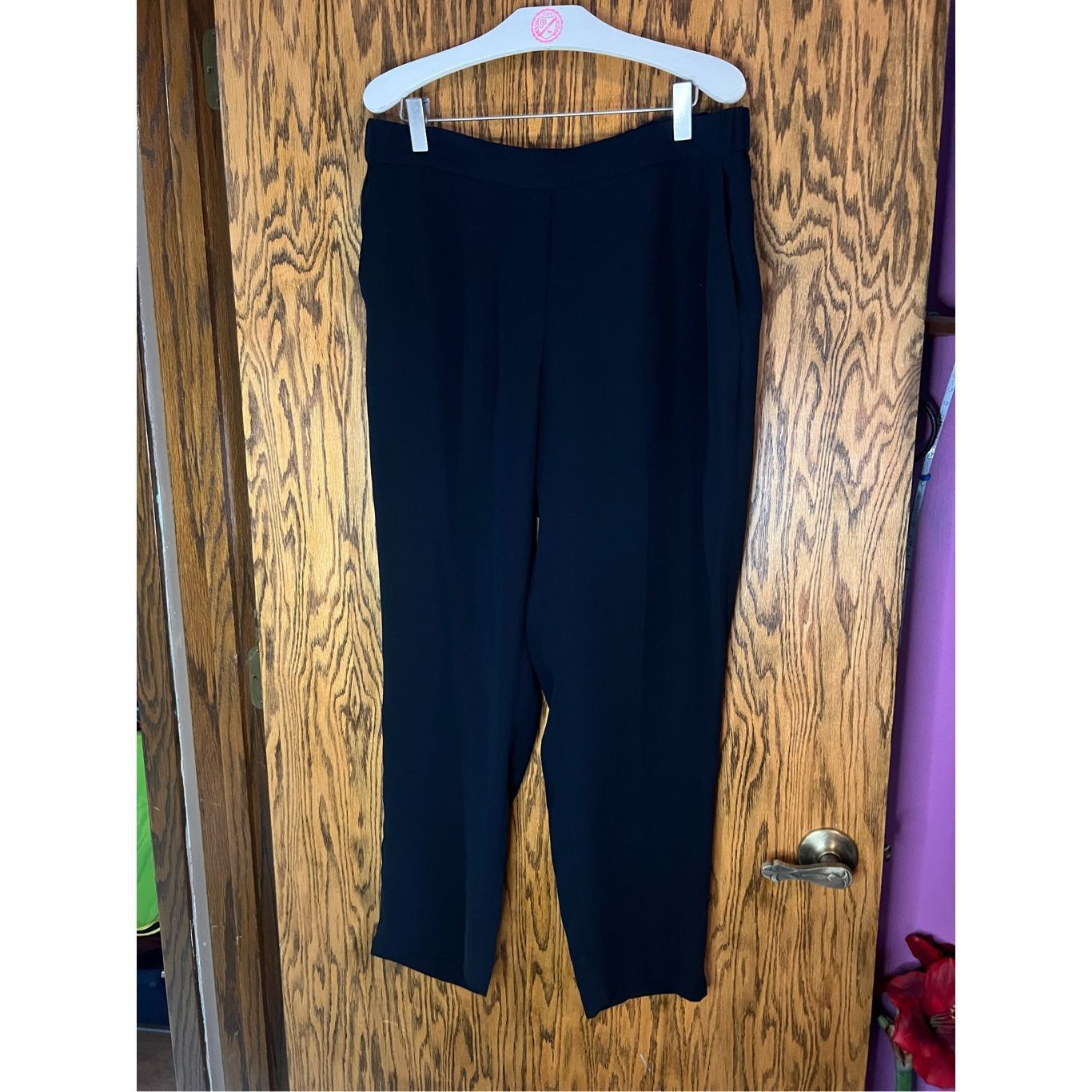 Other J. Crew Black Dress Pants Woman’s Size 12 100% Polyester Size 34" / US 12 / IT 48 - 1 Thumbnail