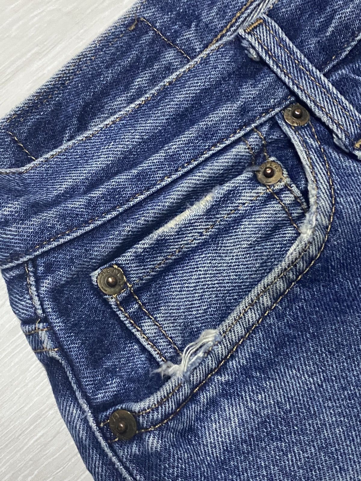 Replay Vintage Replay Jeans Mv914532 Distressed Faded Wash Jeans Size US 29 - 11 Thumbnail
