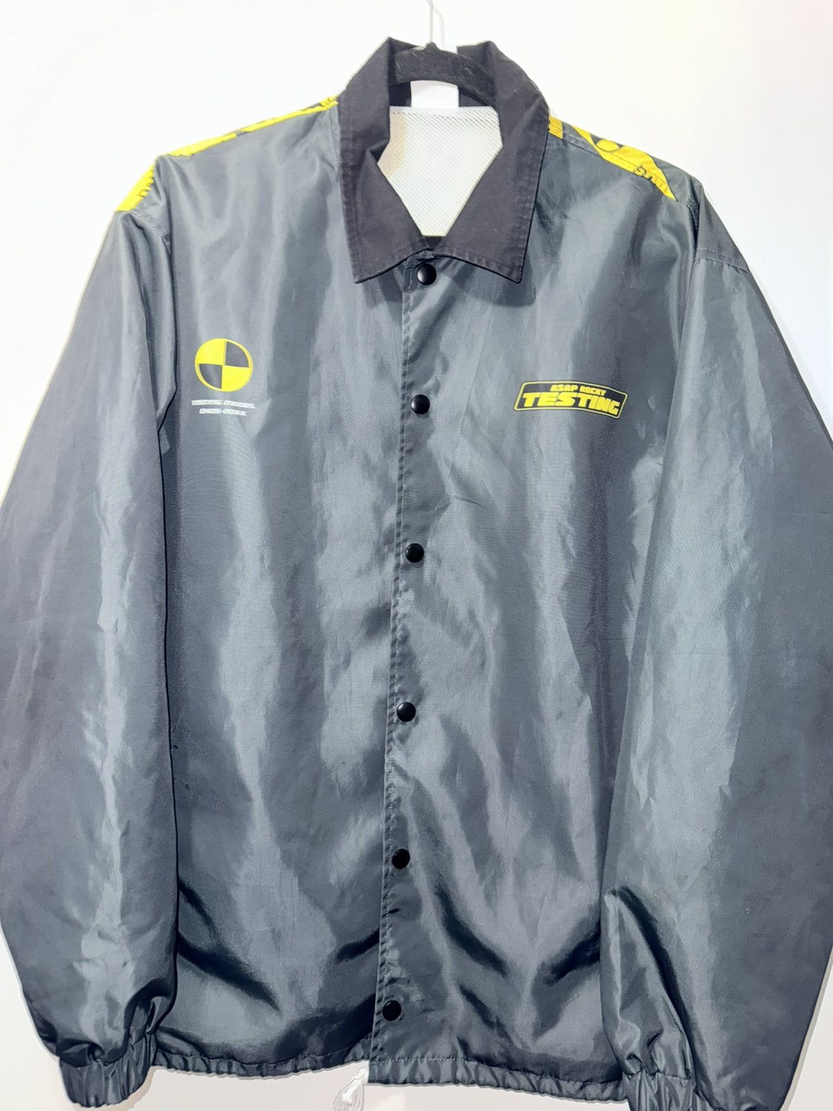 Other Nagri x ASAP Rocky Testing Coach Jacket Medium Black Yellow Size US M / EU 48-50 / 2 - 2 Thumbnail