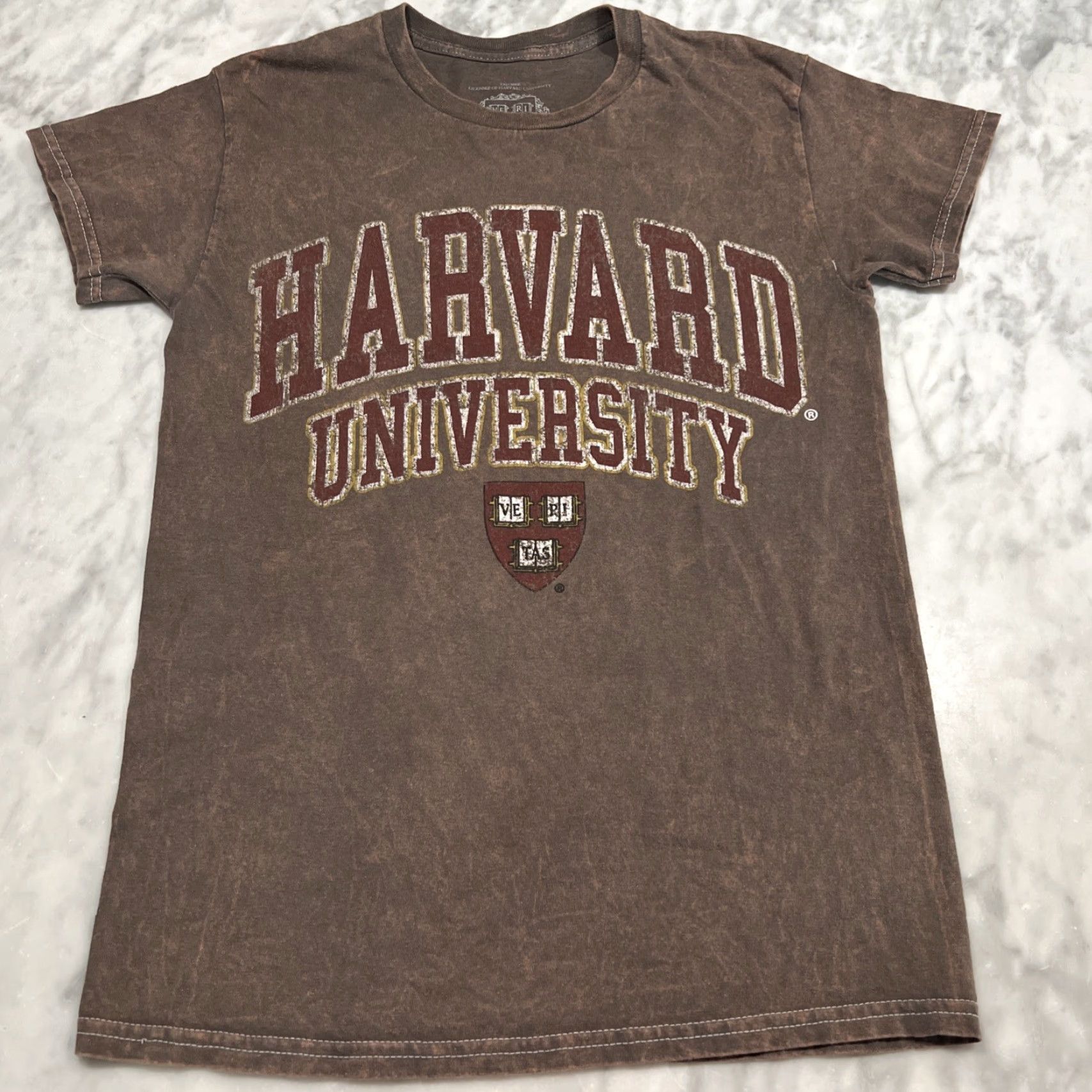 Joe Browns Harvard University T Shirt Men Small Graphic Print Brown Crew Neck Short Sleeve Cotton Browns S Brown University Graphic Print Men Small Vintage No? Size US S / EU 44-46 / 1 - 2 Thumbnail