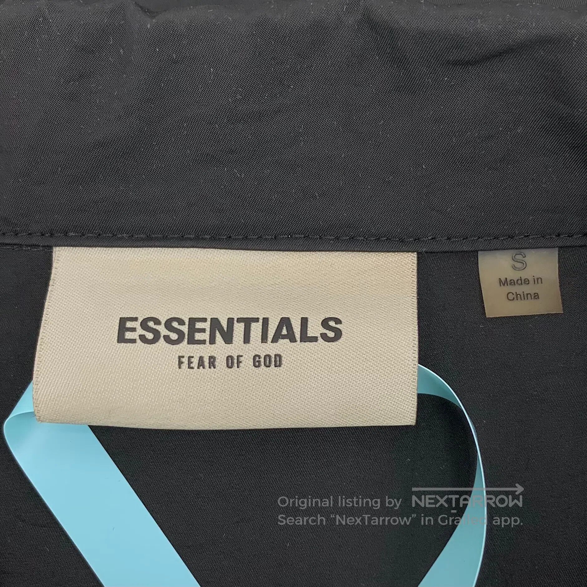 Fear of God FEAR OF GOD Black Logo Letter Print Cotton Collared Single Size US S / EU 44-46 / 1 - 5 Thumbnail