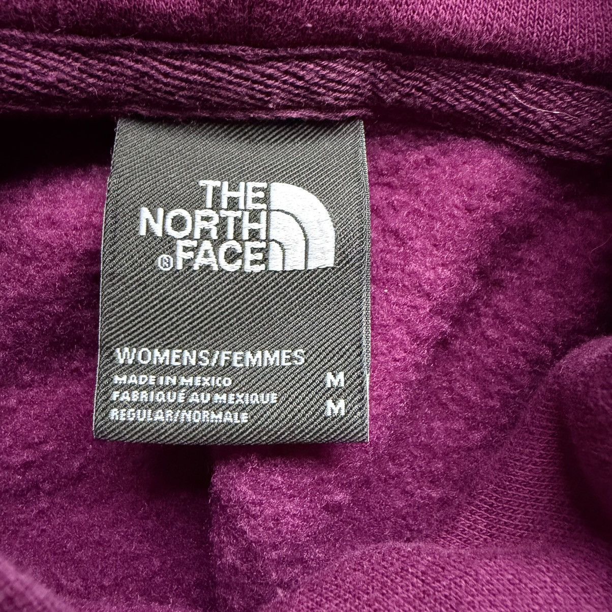The North Face The North Face Hoodie Womens Medium Purple Fleece Pullover Size M / US 6-8 / IT 42-44 - 4 Thumbnail