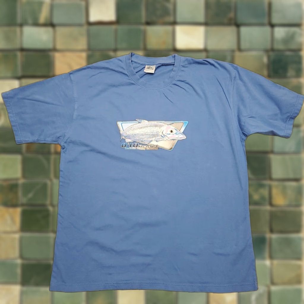 Vintage VINTAGE Bay Beauty VTG Fishing Shirt Men XL Blue Bonefish Graphic Hawaiian Tee Shirt Mens XL Blue Bonefish Graphic Hawaiian Tee Size US XL / EU 56 / 4 - 1 Thumbnail