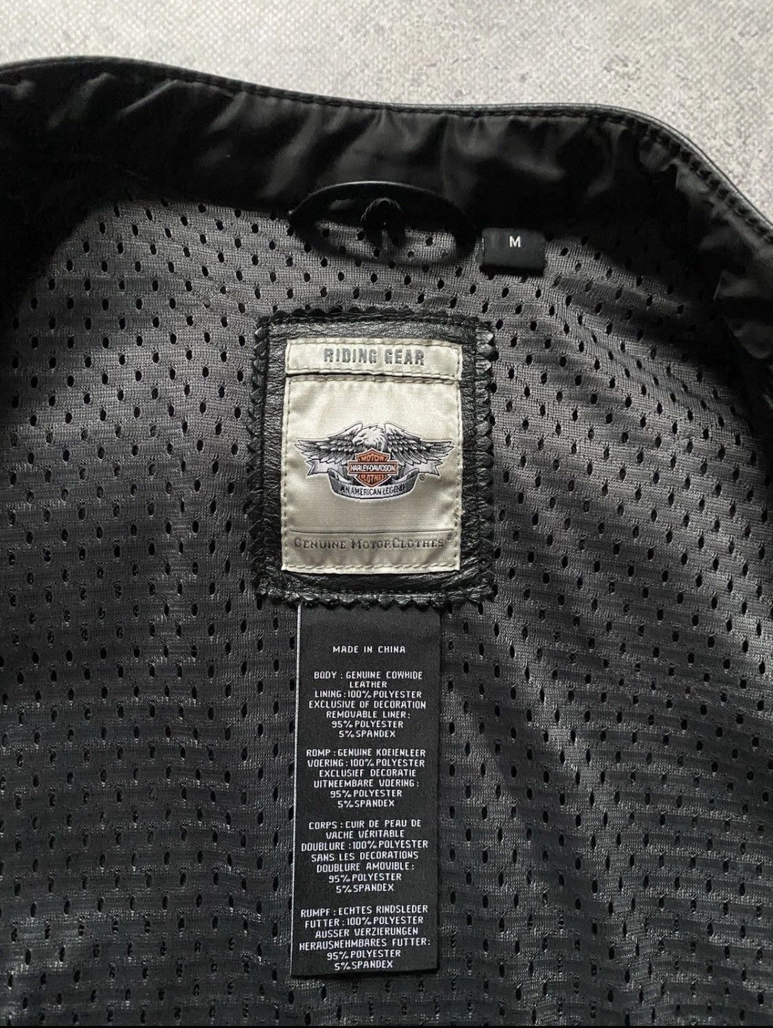 Harley Davidson Harley Davidson Willie G Skull Leather Jacket Reflective Y2K Size M / US 6-8 / IT 42-44 - 14 Thumbnail