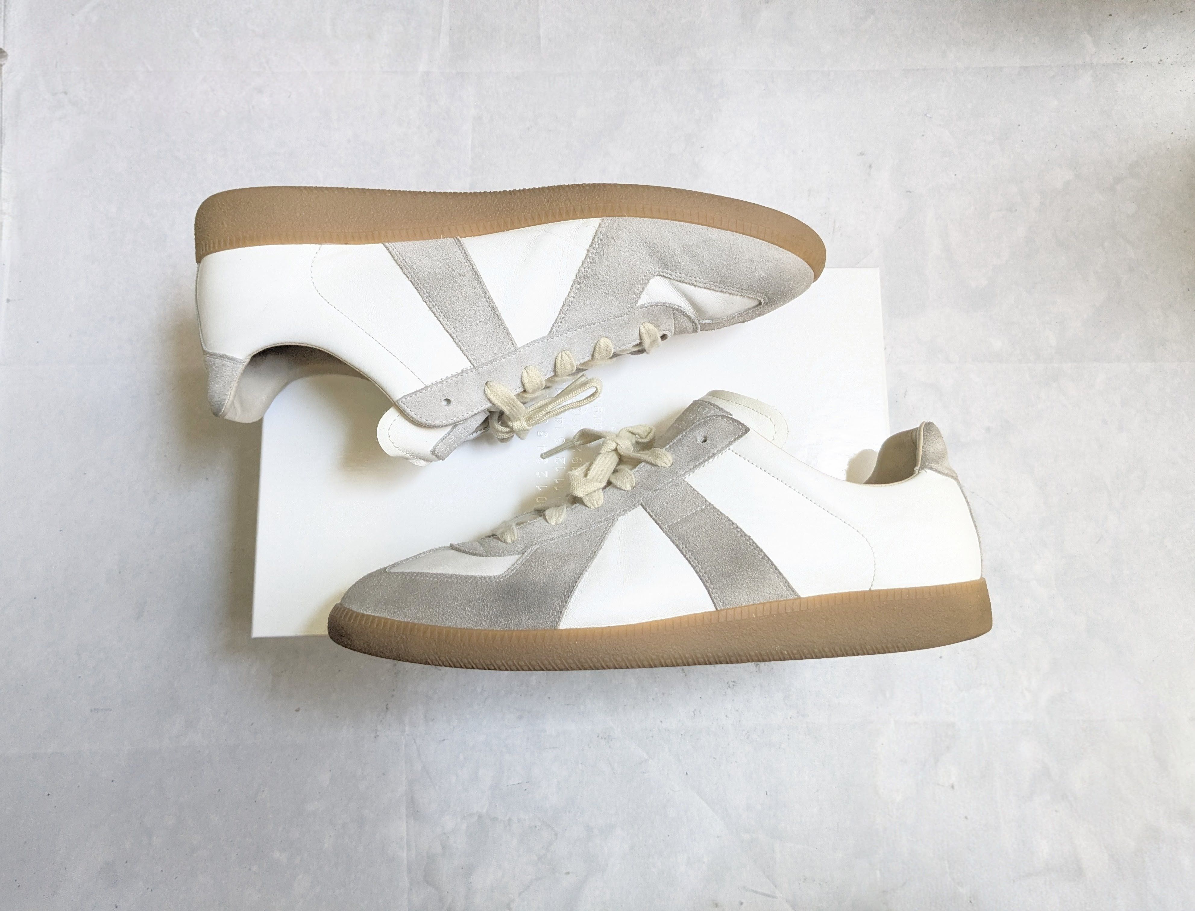 Maison Margiela Replica sneakers GATs Maison Margiela White Gray 13 46 Size US 13 / EU 46 - 5 Thumbnail