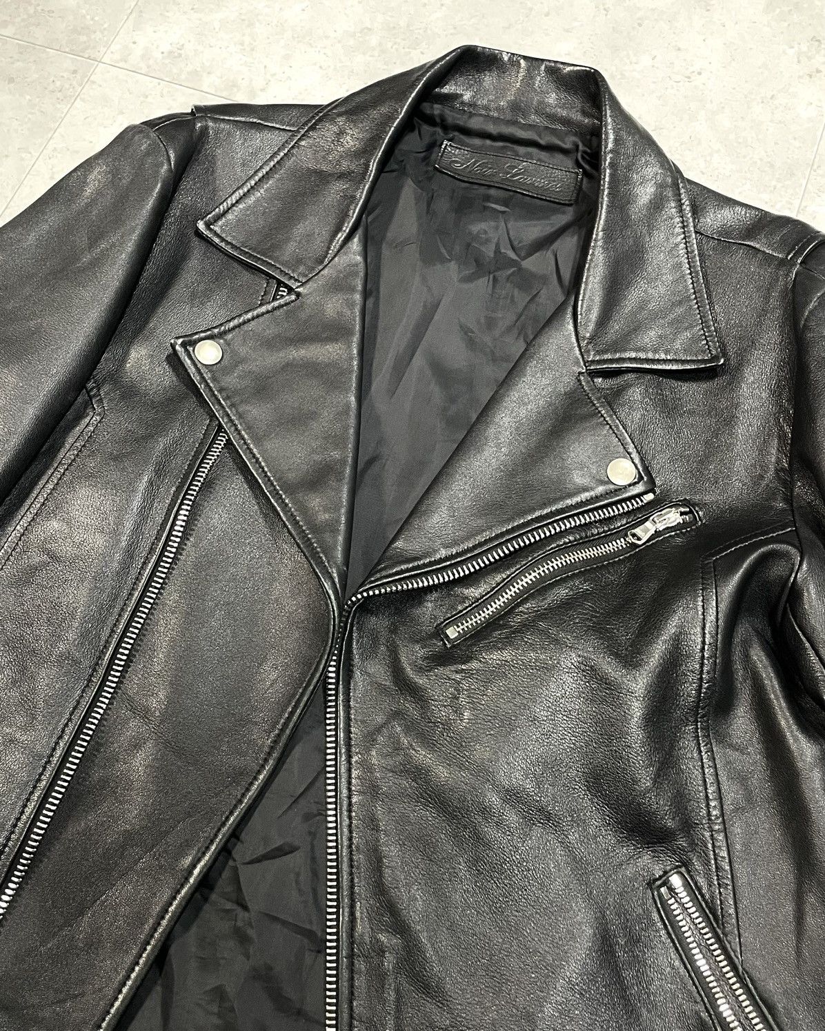Genuine Leather custom hand painted leather jacket Size US S / EU 44-46 / 1 - 9 Thumbnail