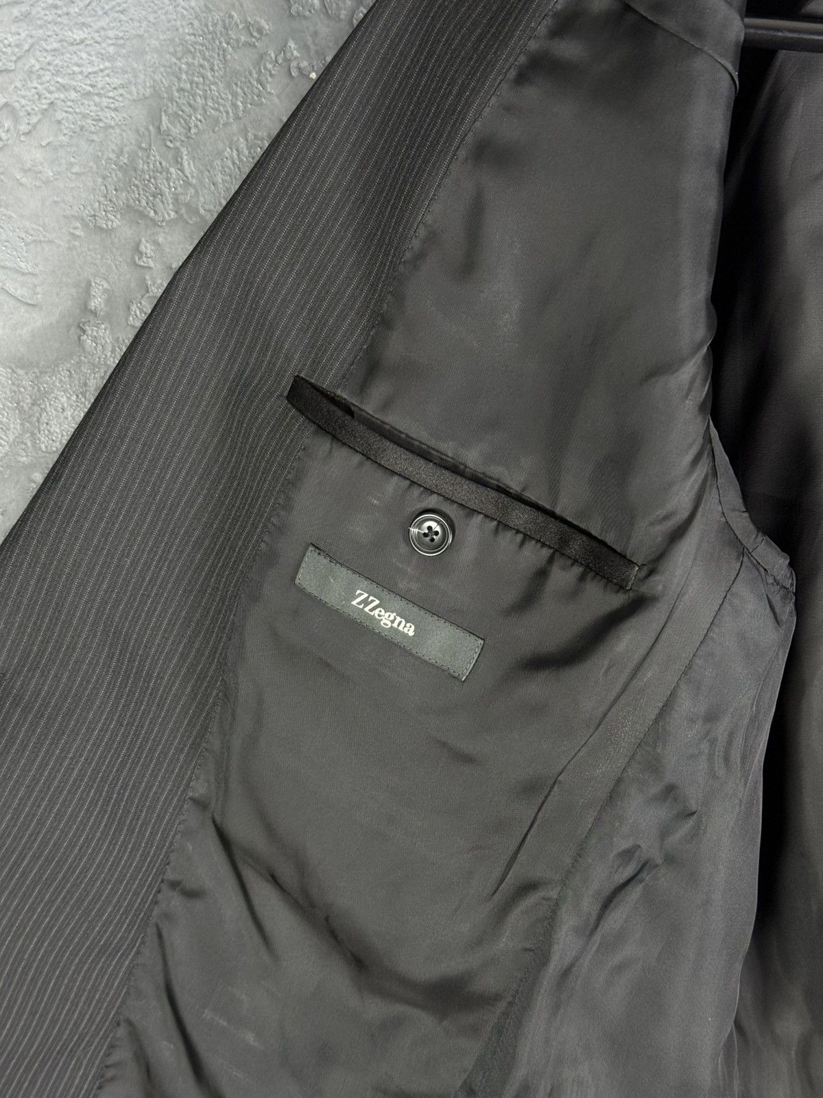 Z Zegna Z Zegna City Luxury Wool Stripped Men’s Suit 52R Size 52R - 8 Thumbnail